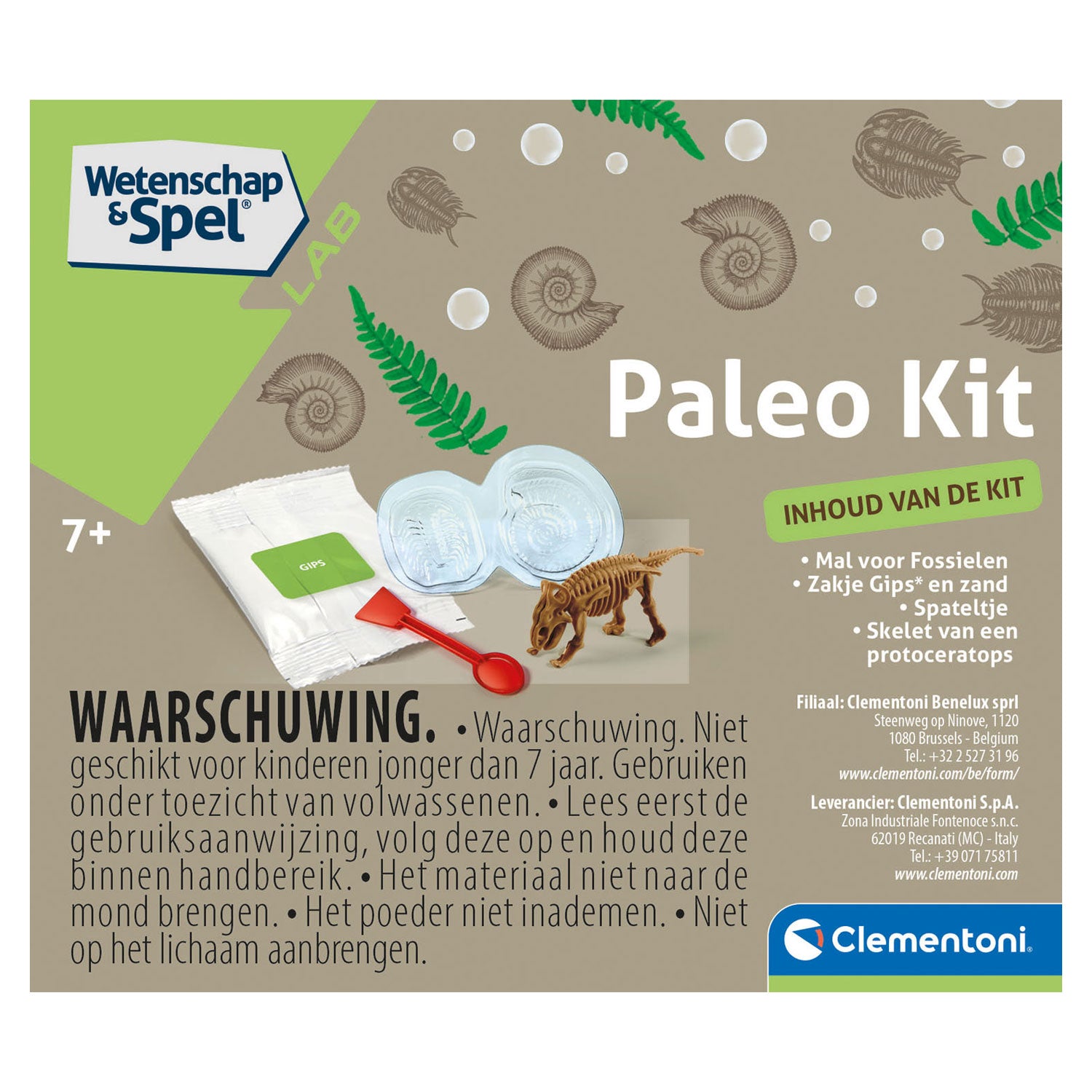Clementoni Wetenschap & Spel Mini Set Fossielen
