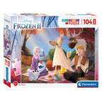 Clementoni Maxi Puzzel Frozen, 104st.