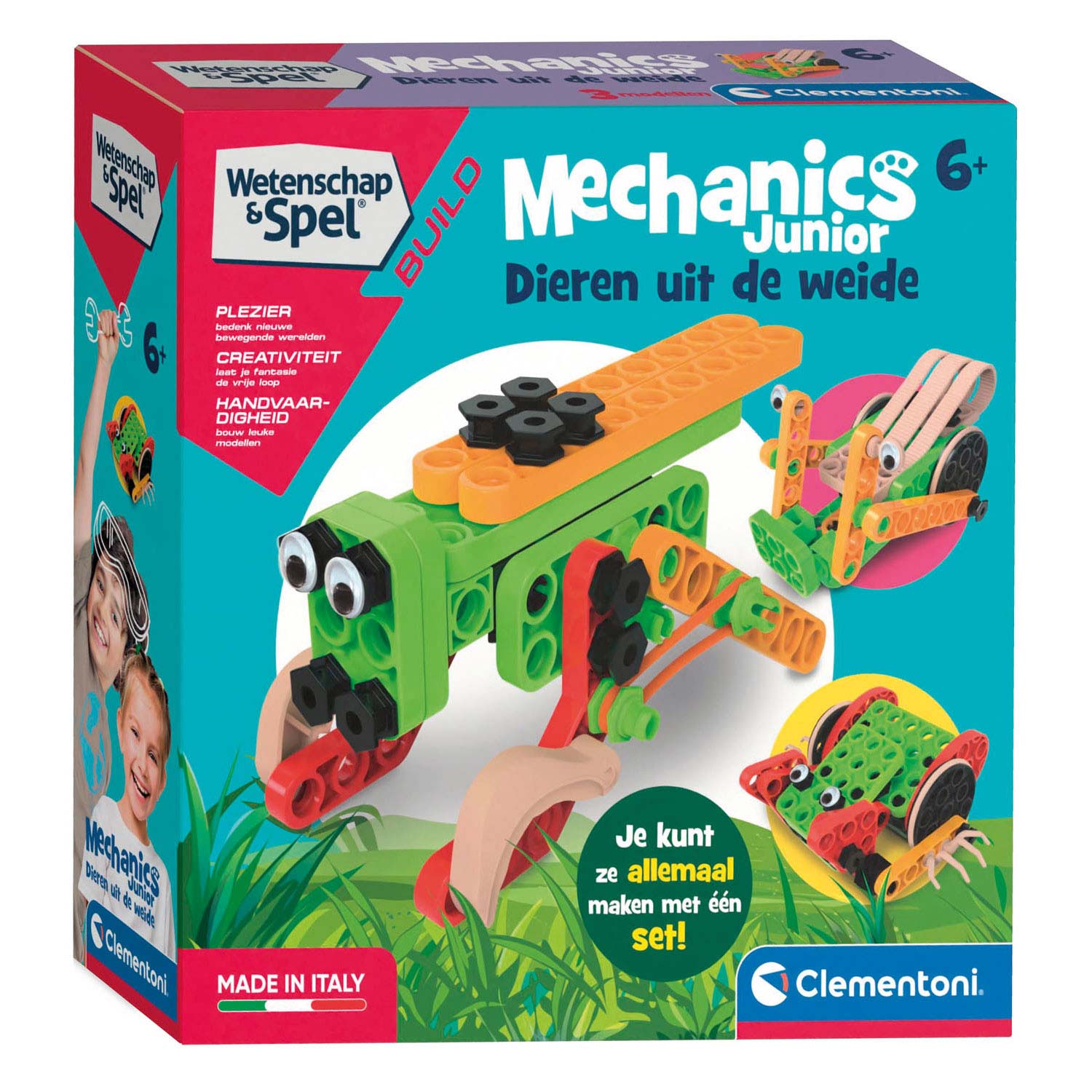 Clementoni Wetenschap & Spel Mechanica Junior Insecten