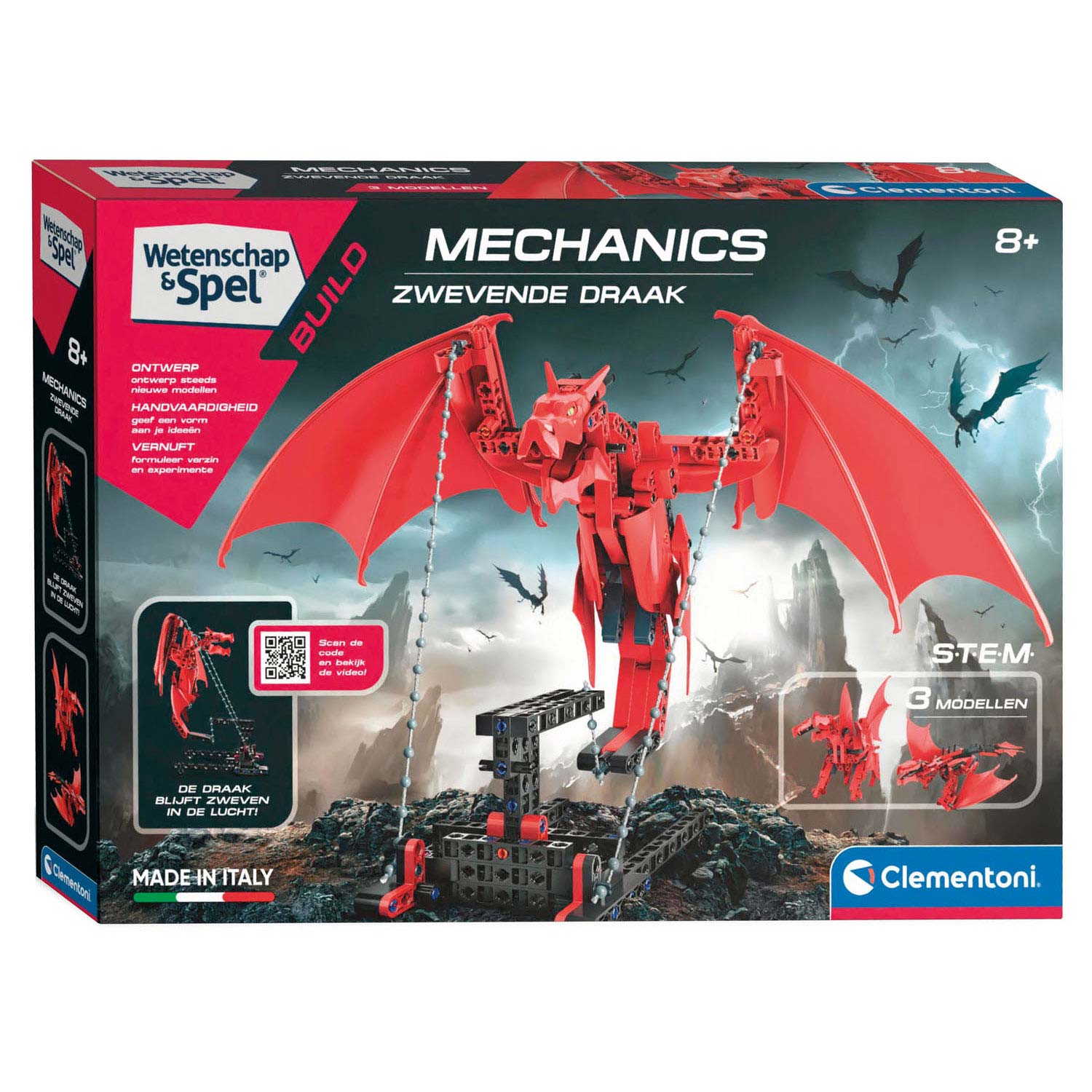 Clementoni Wetenschap & Spel Mechanica Zwevende Draak