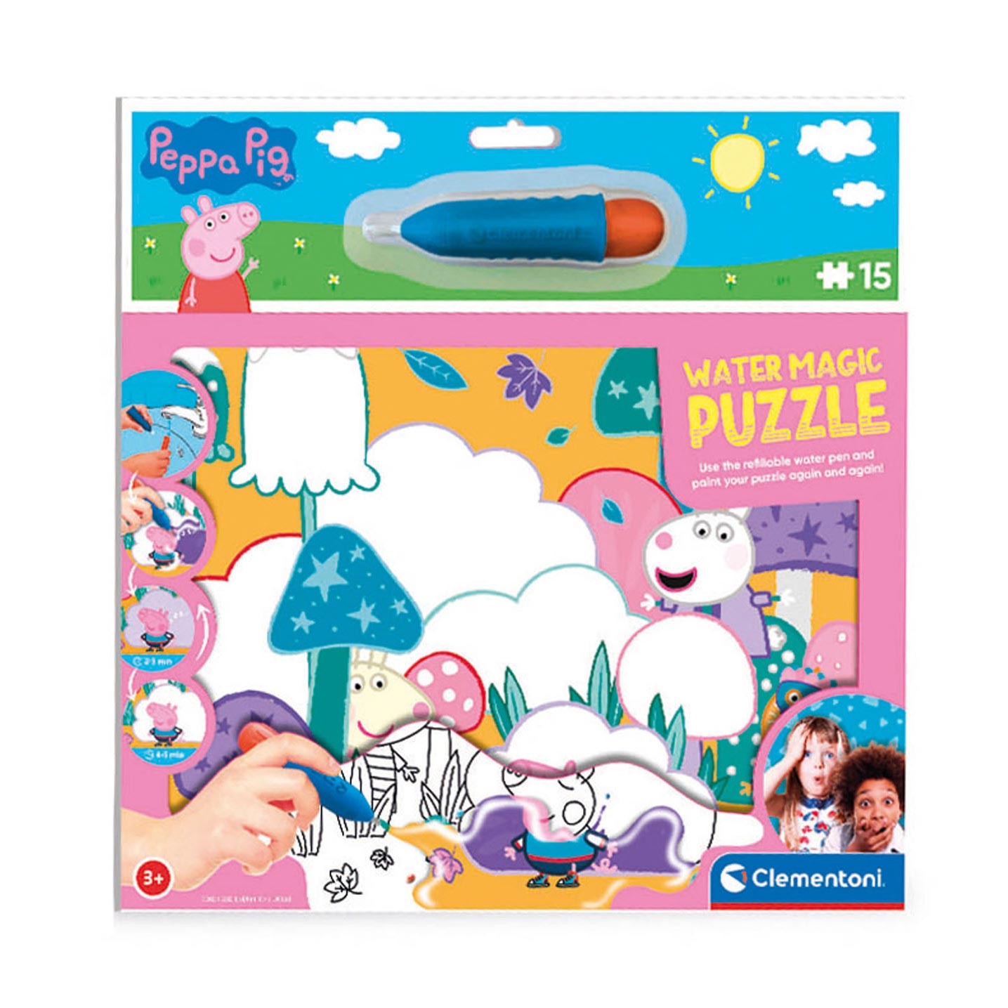 Clementoni Water Puzzel Peppa Pig, 15st.