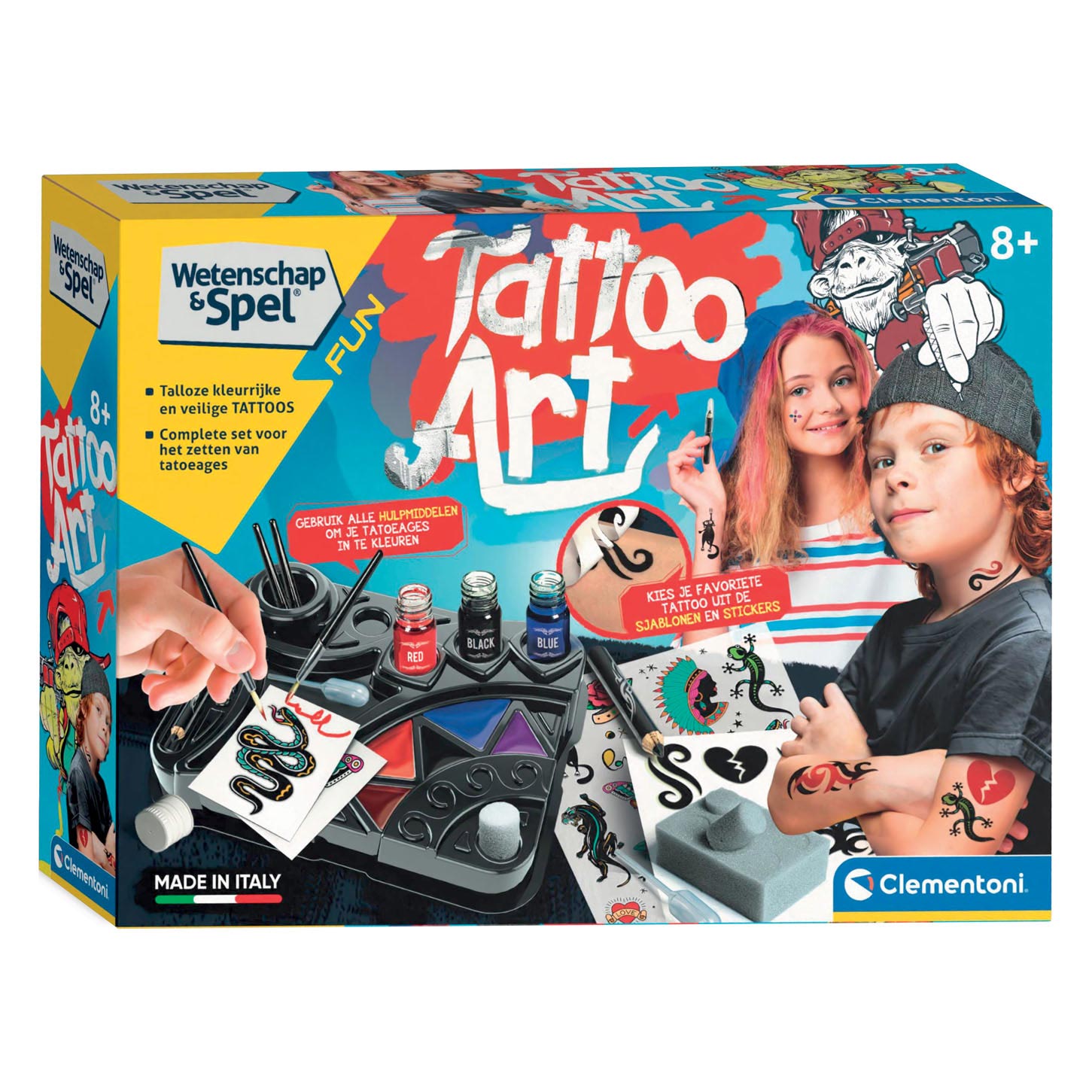 Clementoni Wetenschap & Spel Tattoo Lab