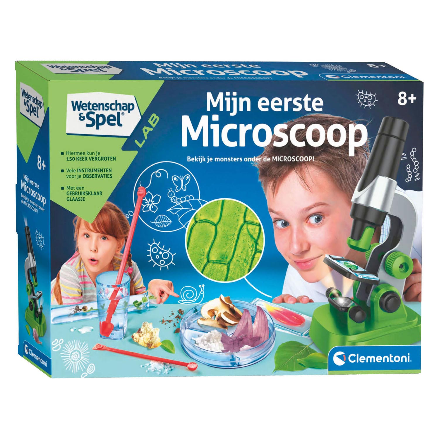 Clementoni Wetenschap & Spel Mijn Eerste Microscoop