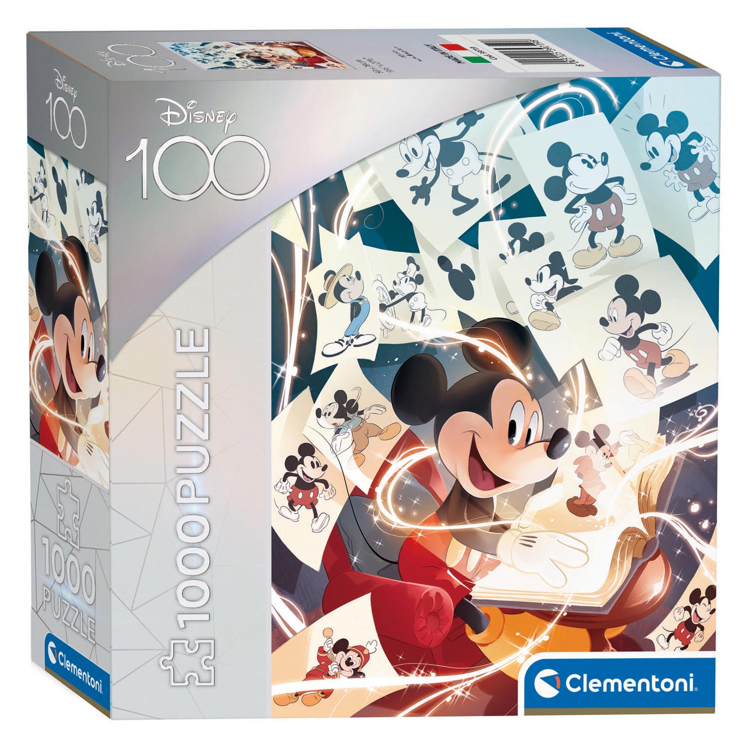 Clementoni Puzzel 100 Jaar Mickey Mouse, 1000st.
