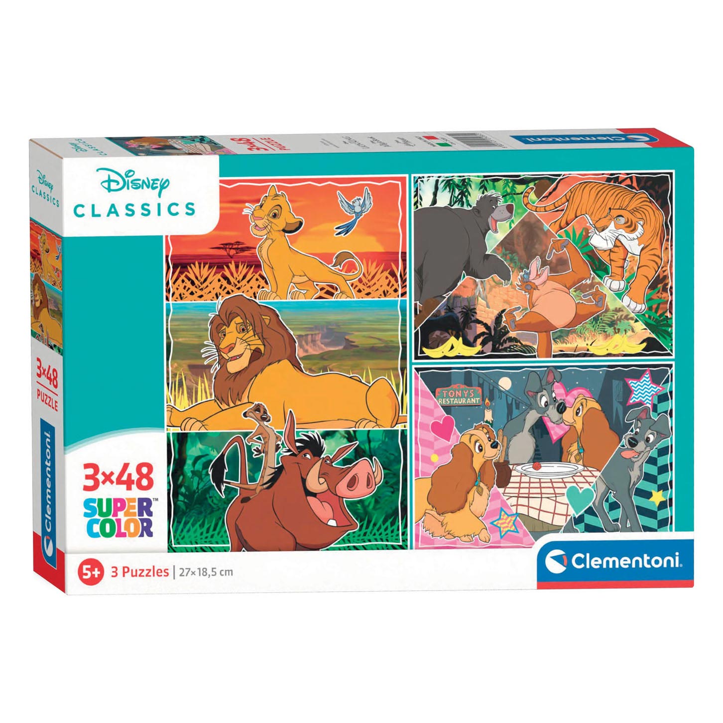 Clementoni Puzzel Classics, 3x48st.