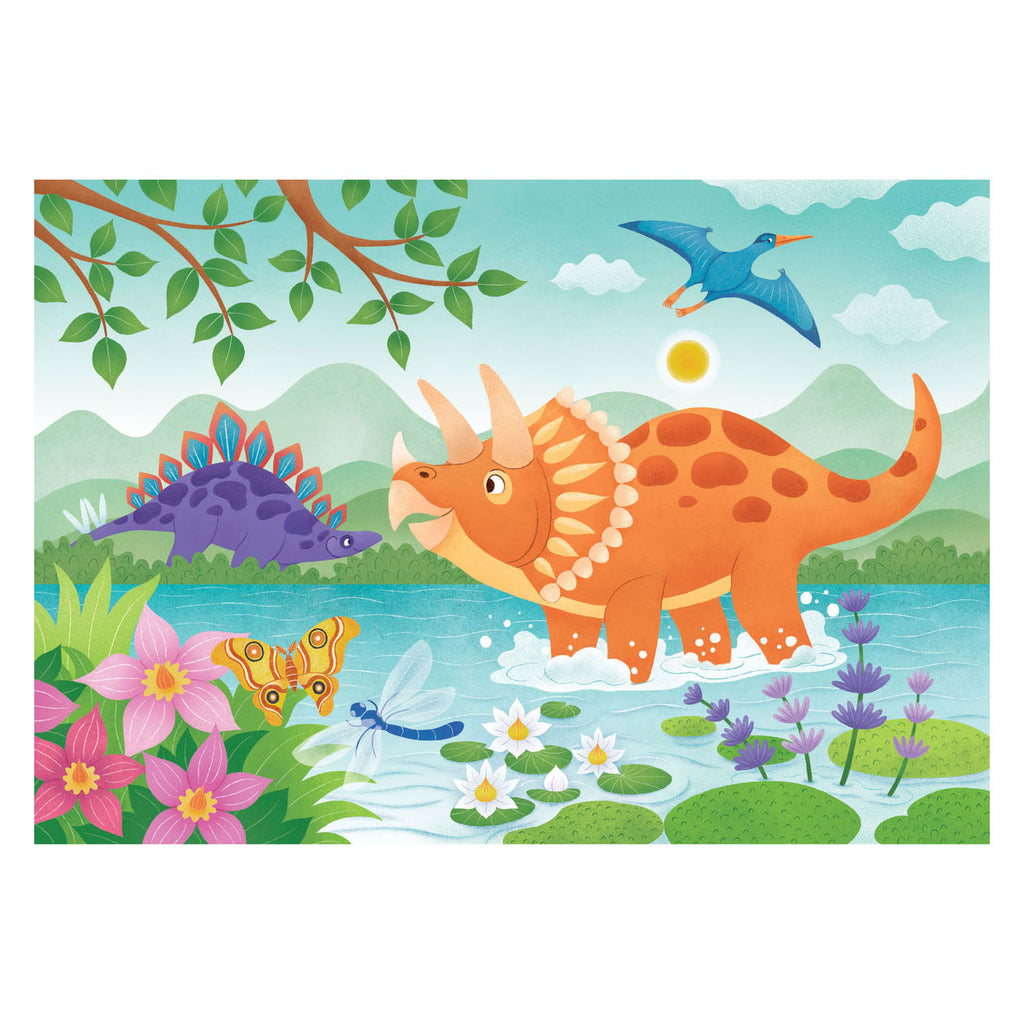 Clementoni Legpuzzel Dinosaurussen, 3x48st.