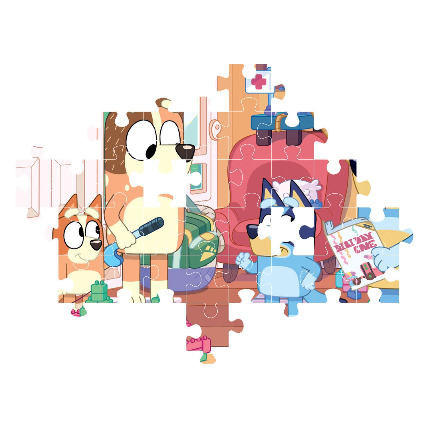 Clementoni Legpuzzel Bluey, 104st.