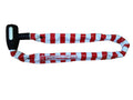 Pythonslot kettingslot 90 cm wit/rood 5521694w