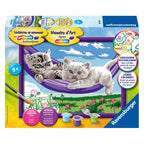 Ravensburger Schilderen op nummer Kittens in de Hangmat