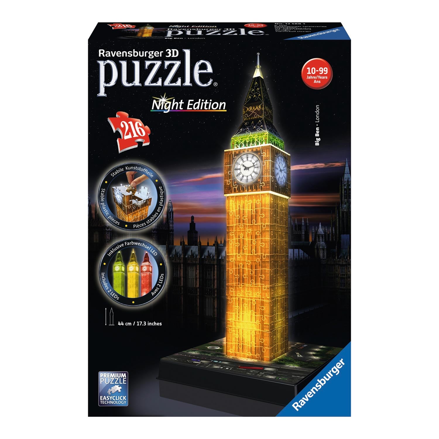 Ravensburger 3D Puzzel Ben Night Edition