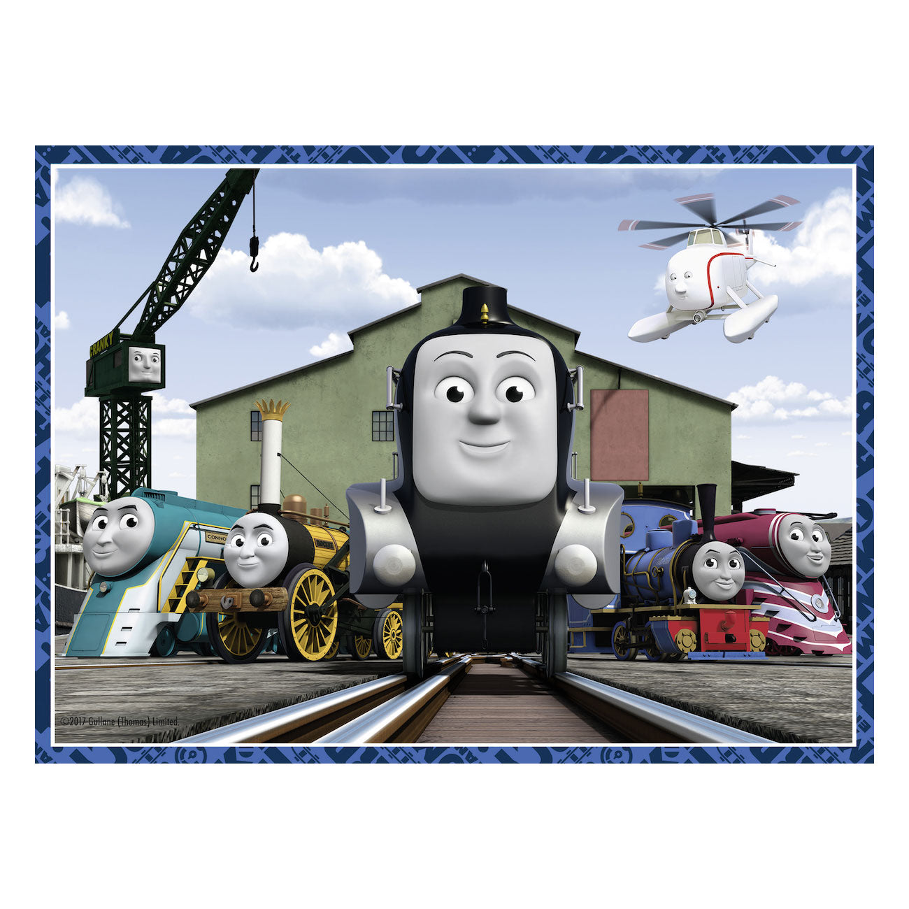 Ravensburger Thomas de Trein Puzzel 4in1