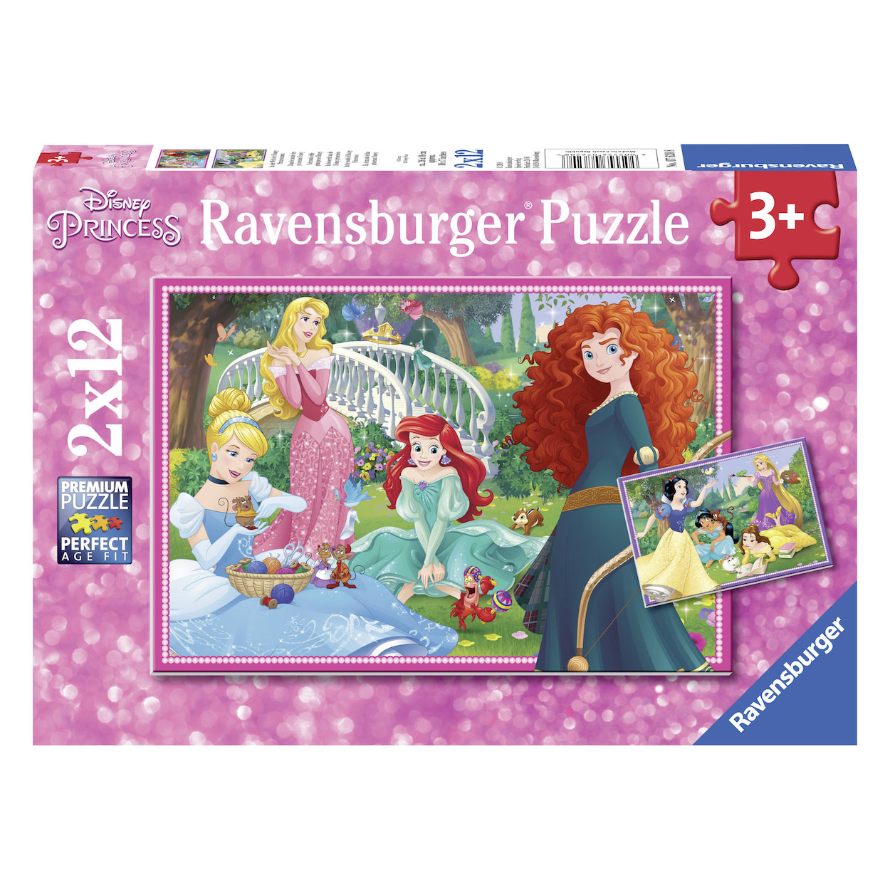 Ravensburger In de Wereld van Prinses Puzzel 2x12 stuks
