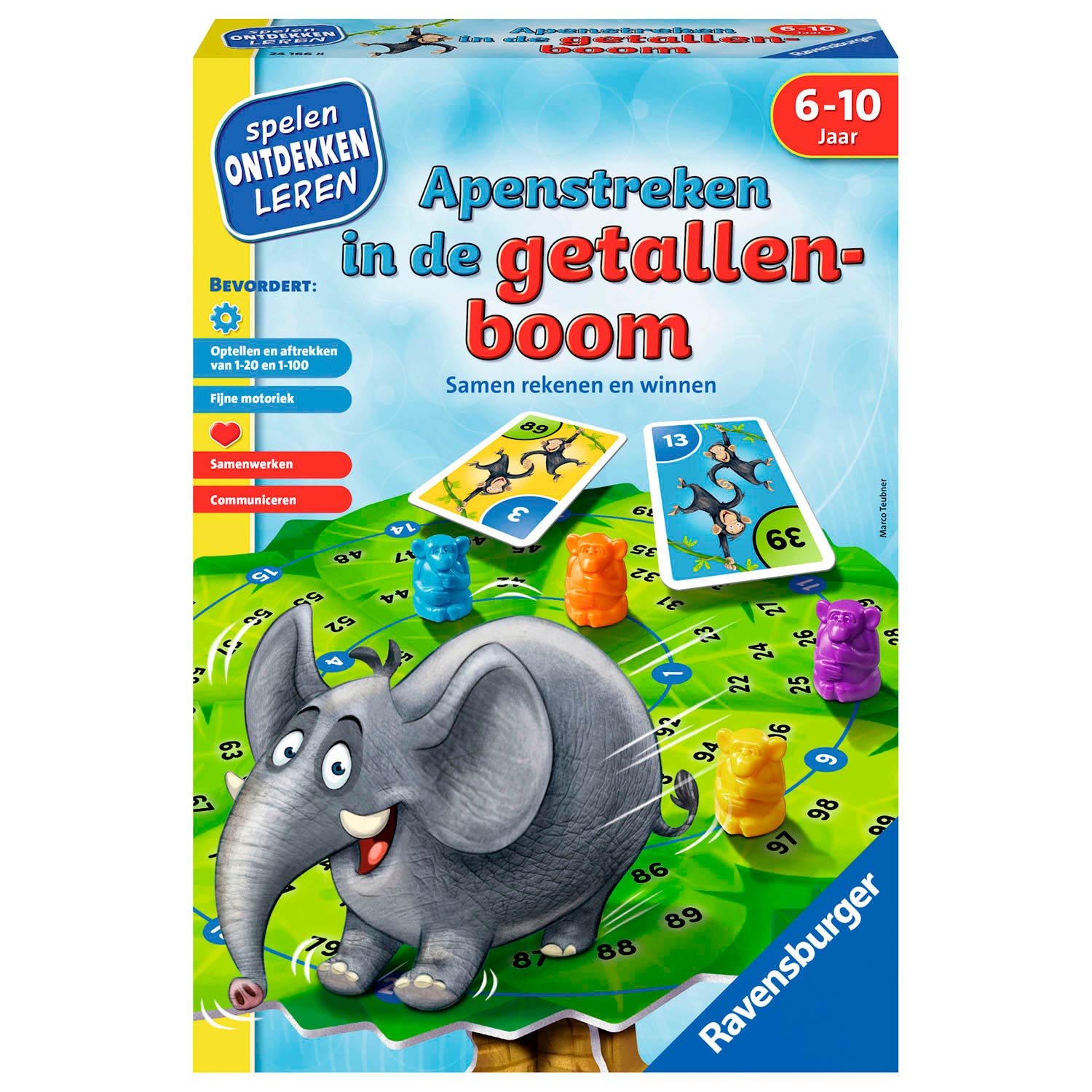 Ravensburger Apenstreken in de Getallenboom