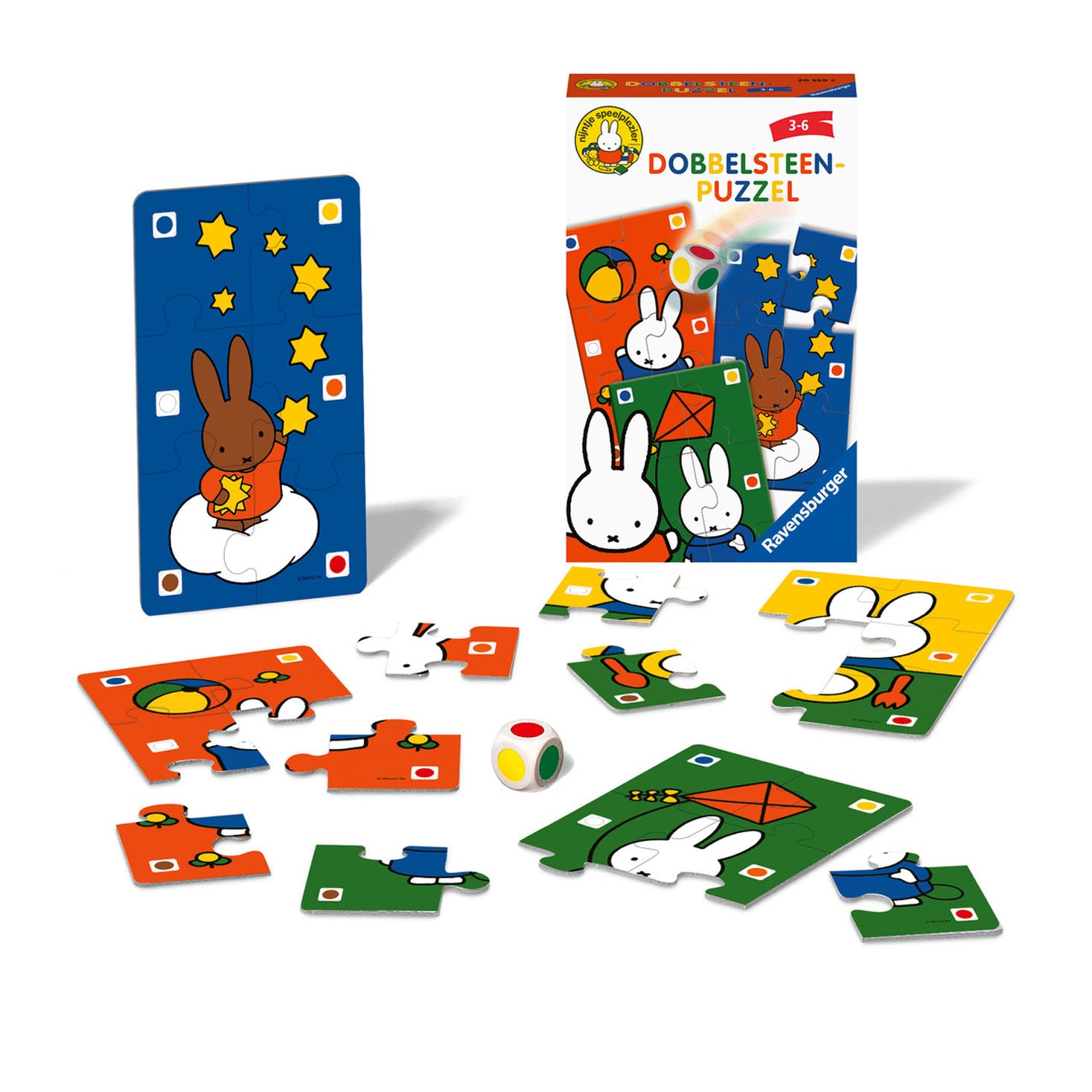 ravensburger dobbelsteenspel van nijntje speelplezier