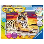 Ravensburger Schilderen op Nummer Tijger