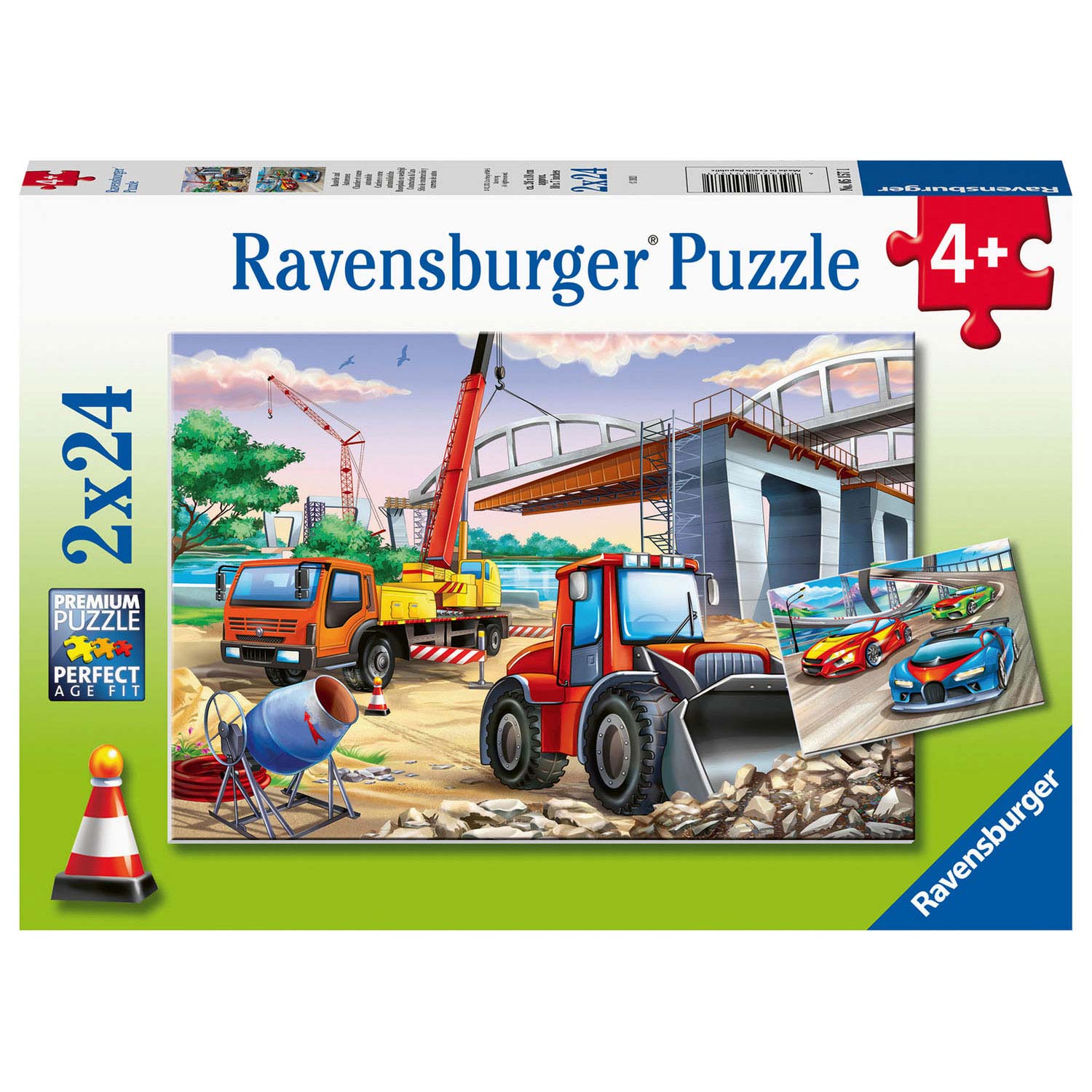Ravensburger Bouwplaats en Wedstrijd 2x24 stuks