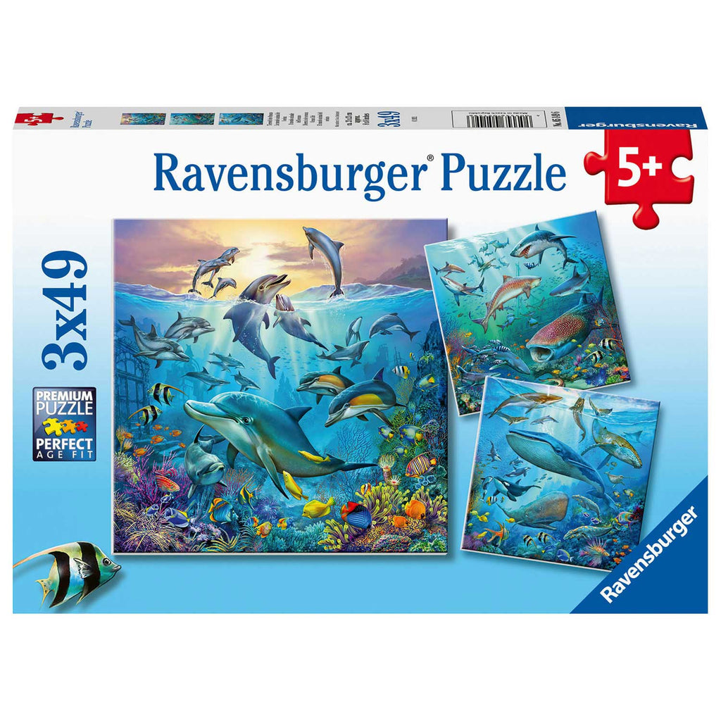 Ravensburger Dieren in de Oceaan 3x49st.