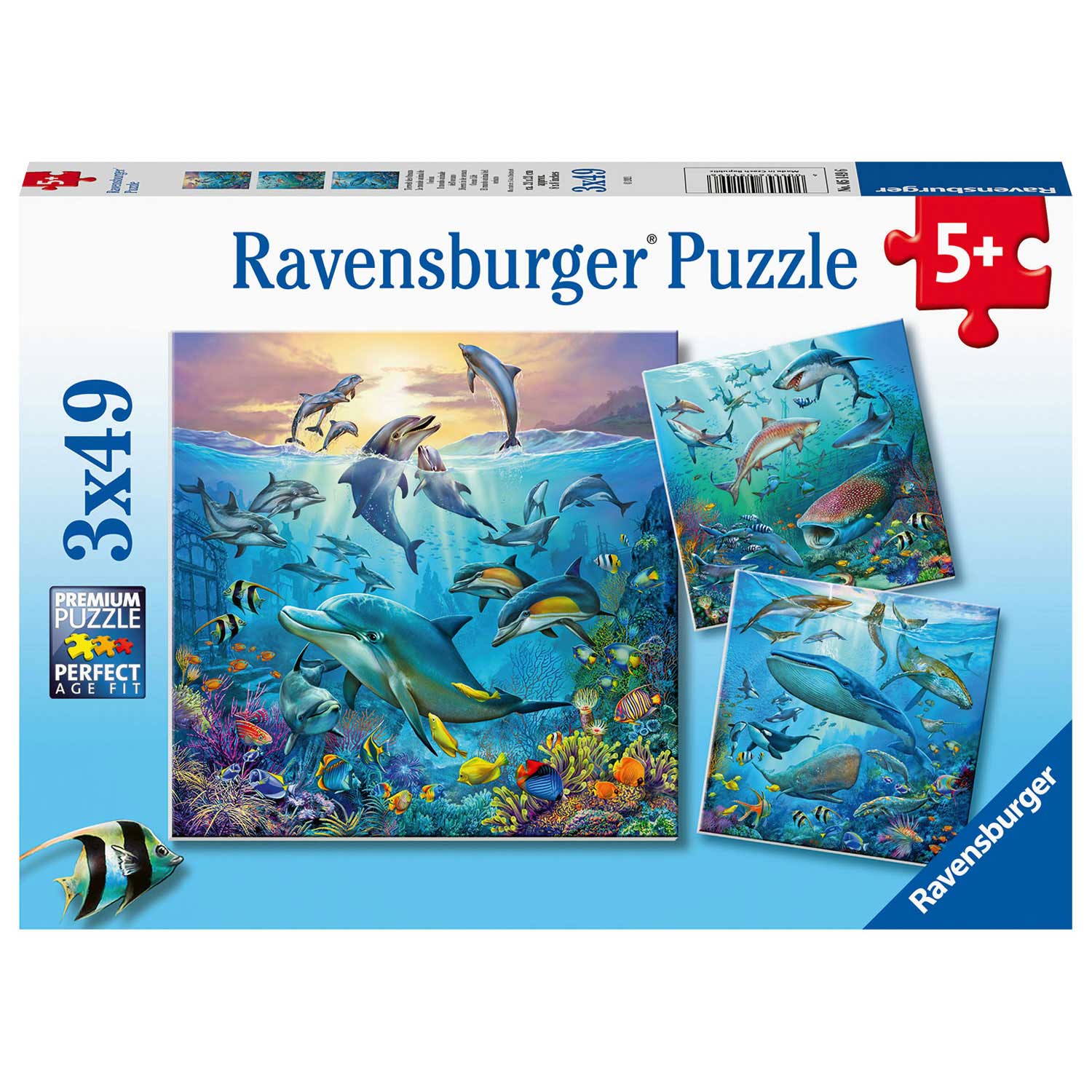 Ravensburger Dieren in de Oceaan 3x49st.