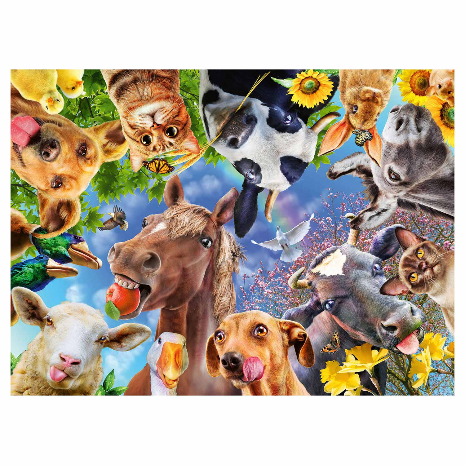Ravensburger Vrolijke Boerderijdieren 200 stuks XXL