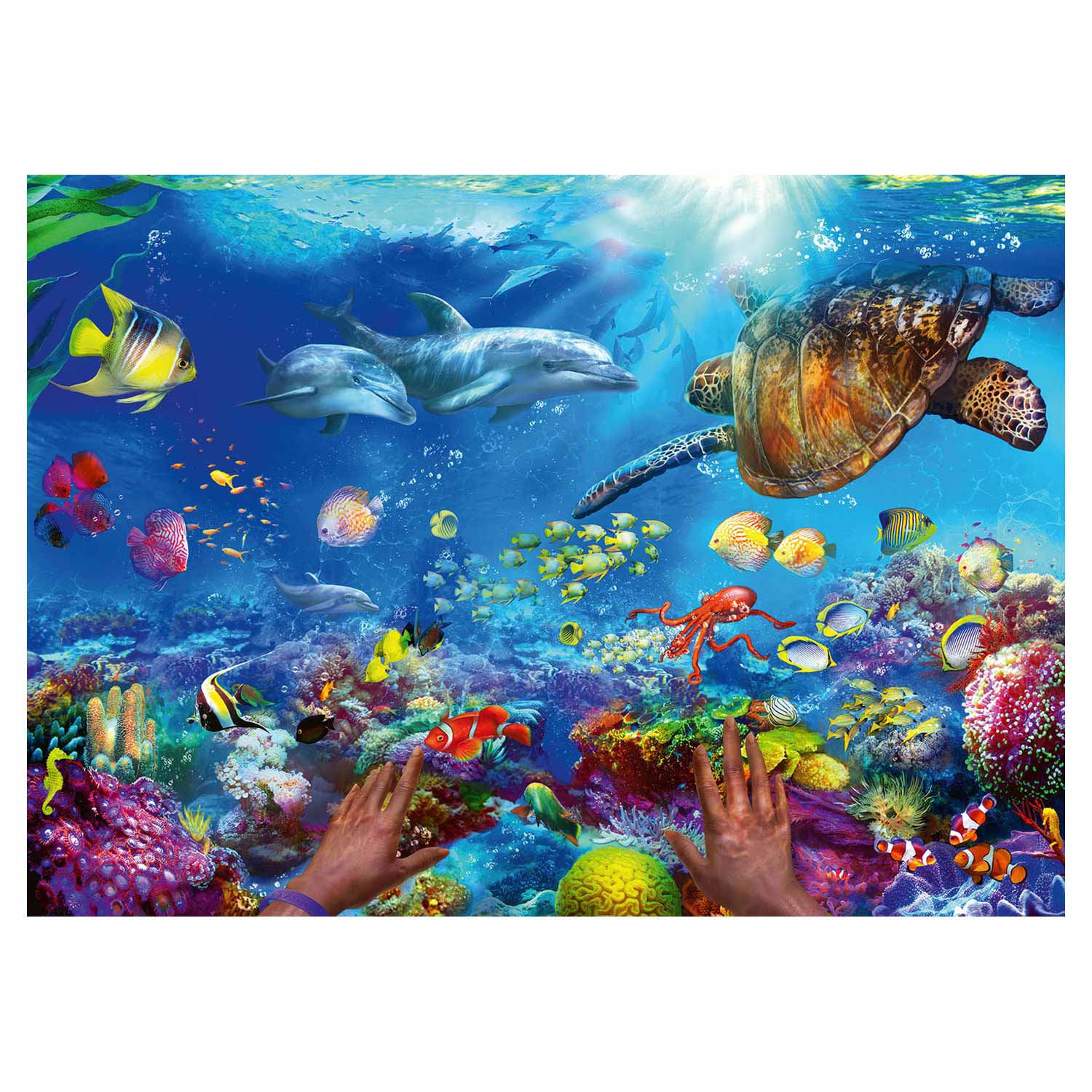 ravensburger puzzel snorkelen 1000pcs