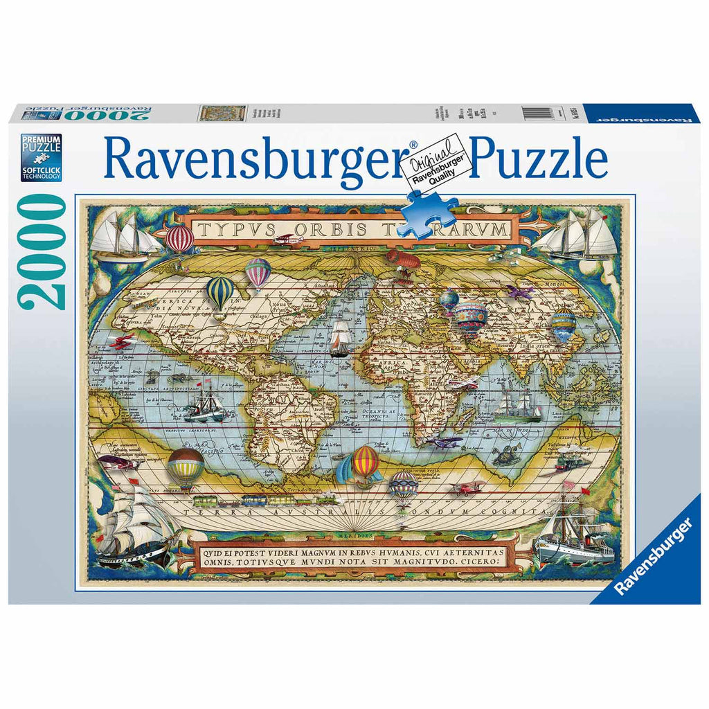 Ravensburger De Wereld Rond, 2000st.