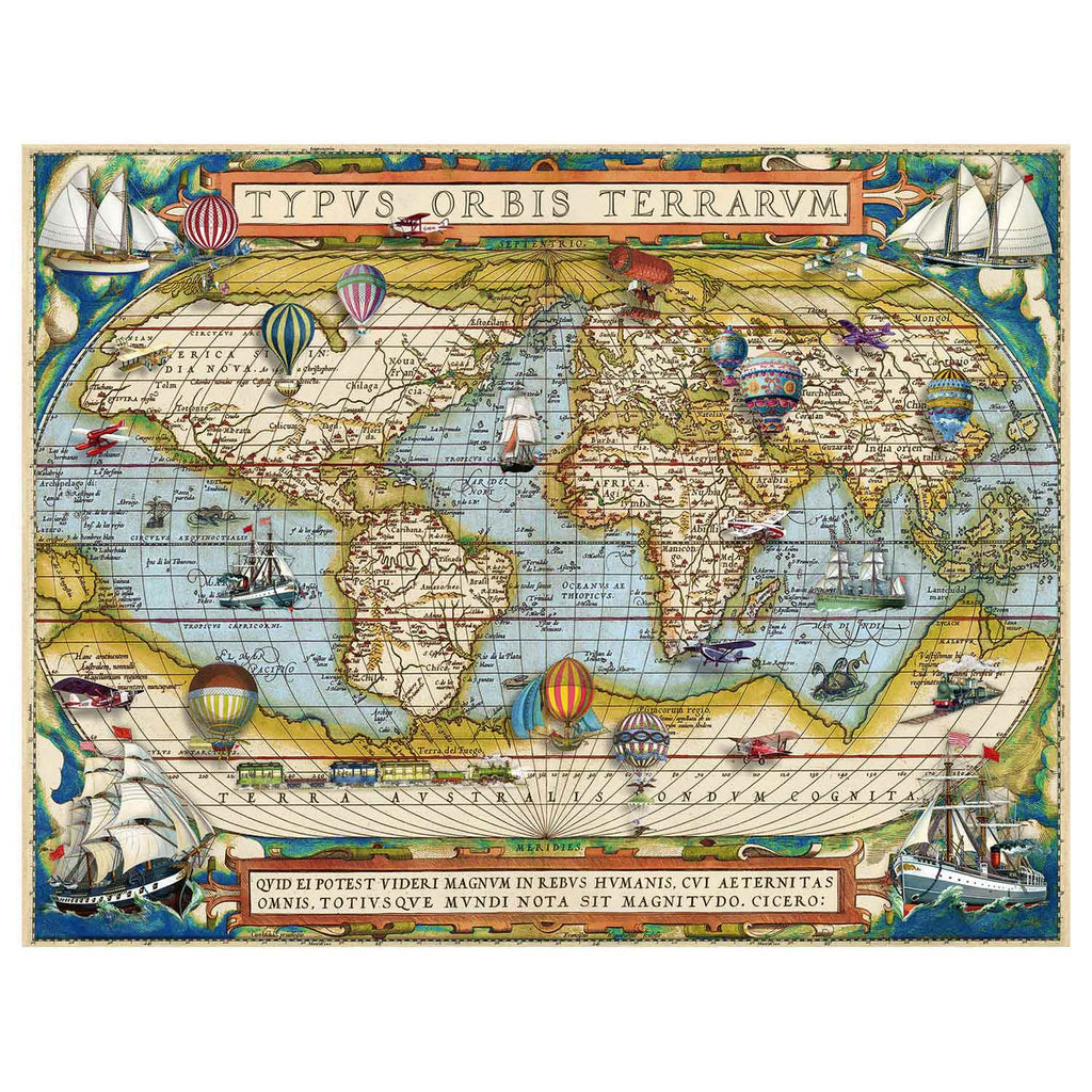 Ravensburger De Wereld Rond, 2000st.