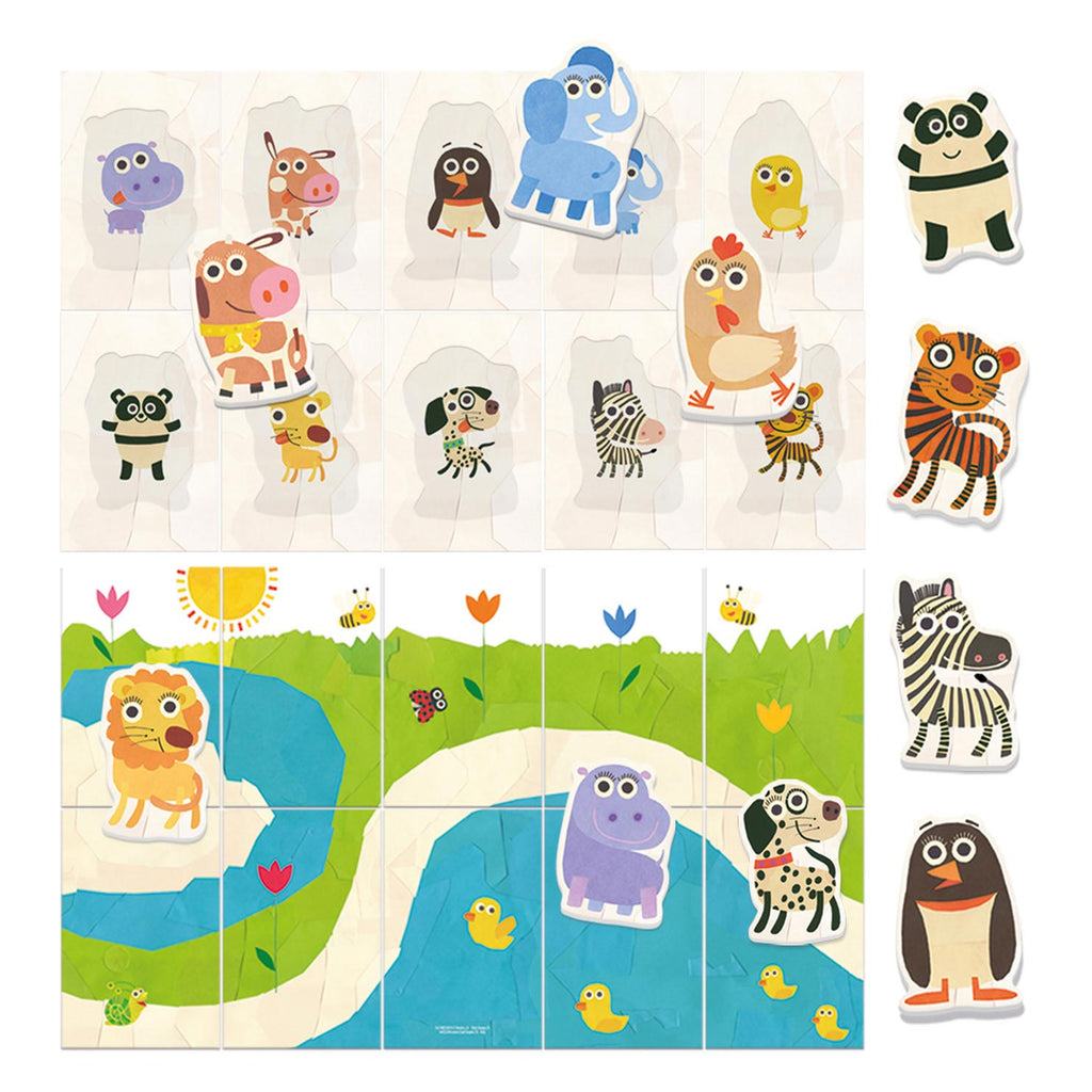 Headu Flashcards Baby Logic Vormen en Sorteren Puzzel