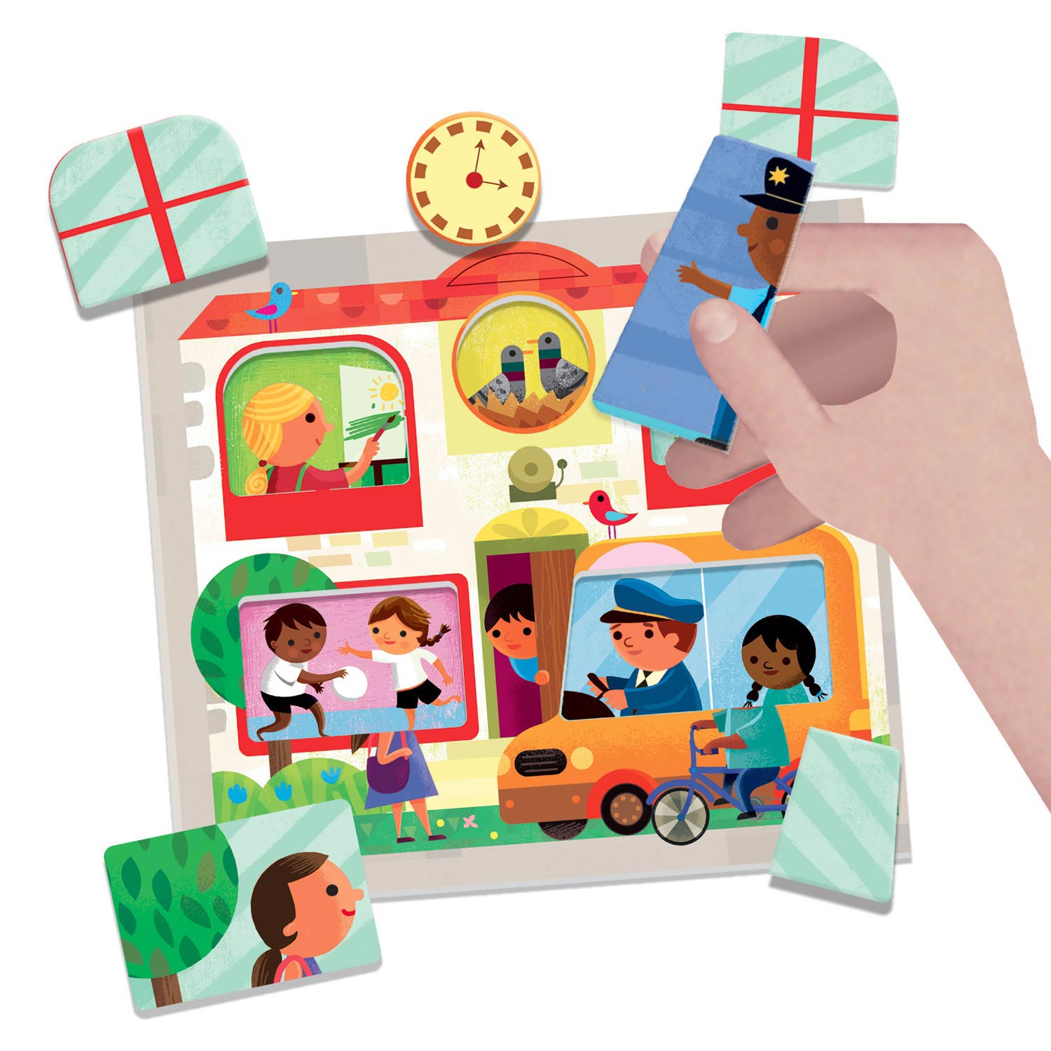 Headu Vormen en Sorteren Beroepen Montessori Spel