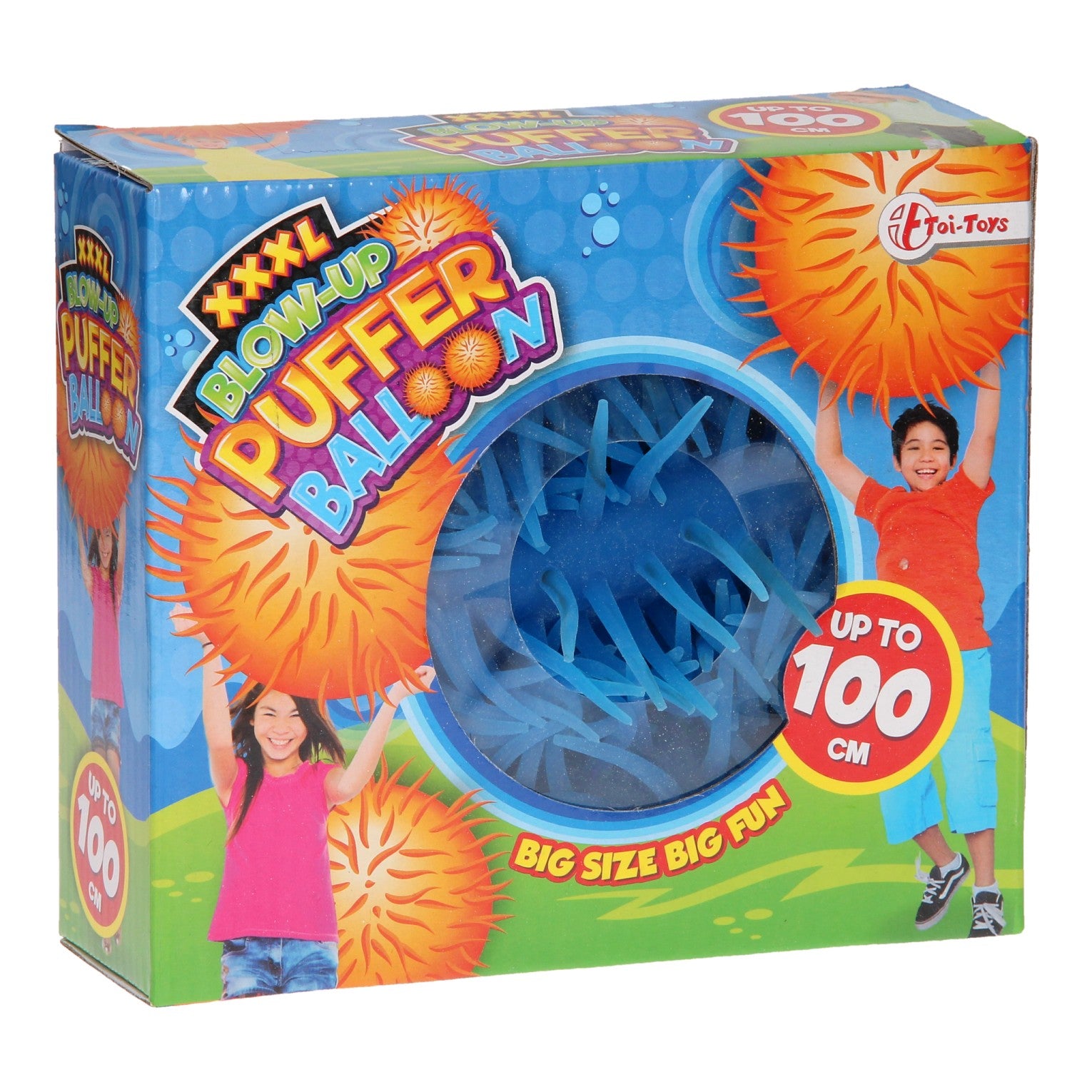 Toi-Toys Opblaas Stekelbal Blauw