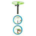 Toi-toys flying discs air 12 cm groen rood 3-delig
