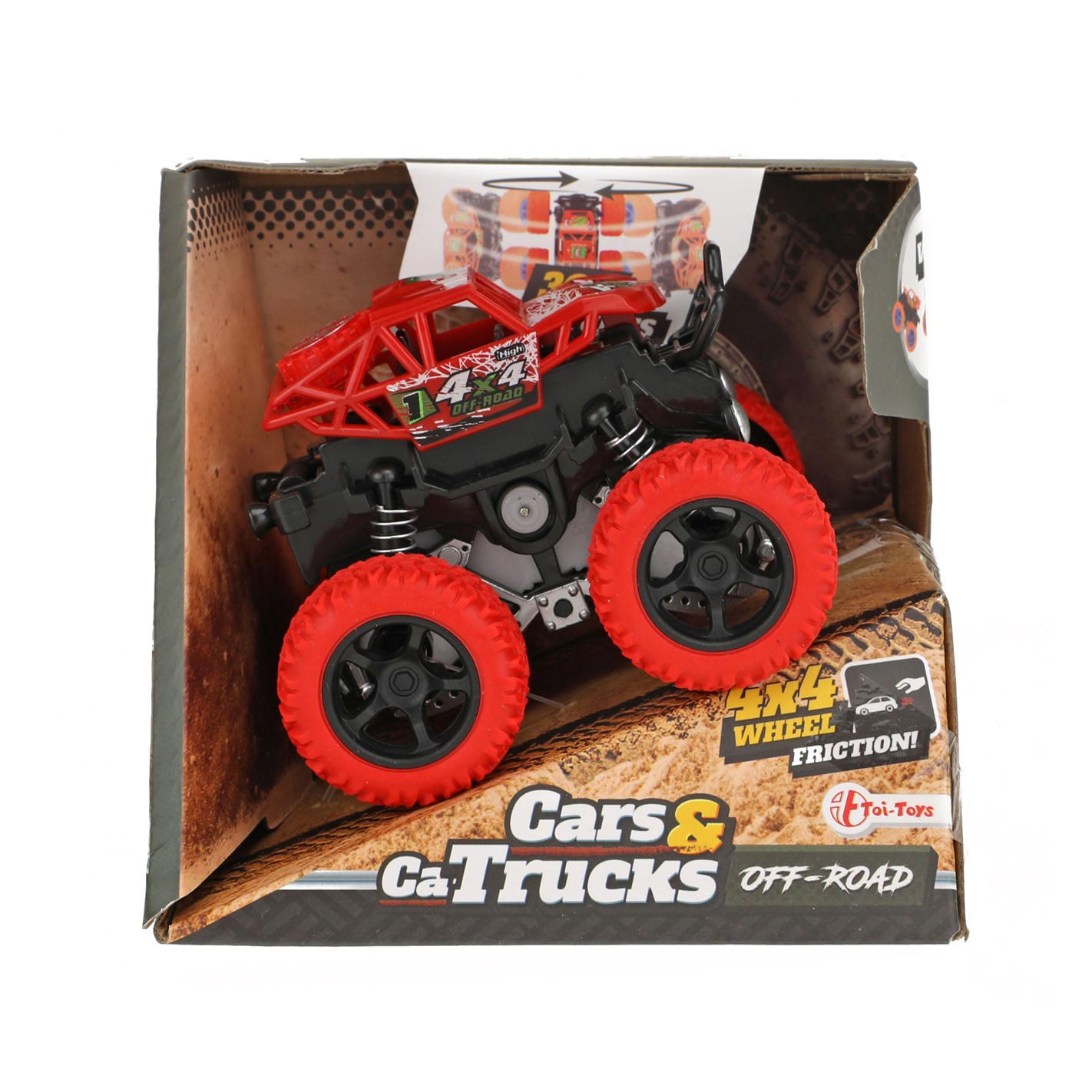 Toi-toys frictie monster truck stunt 360