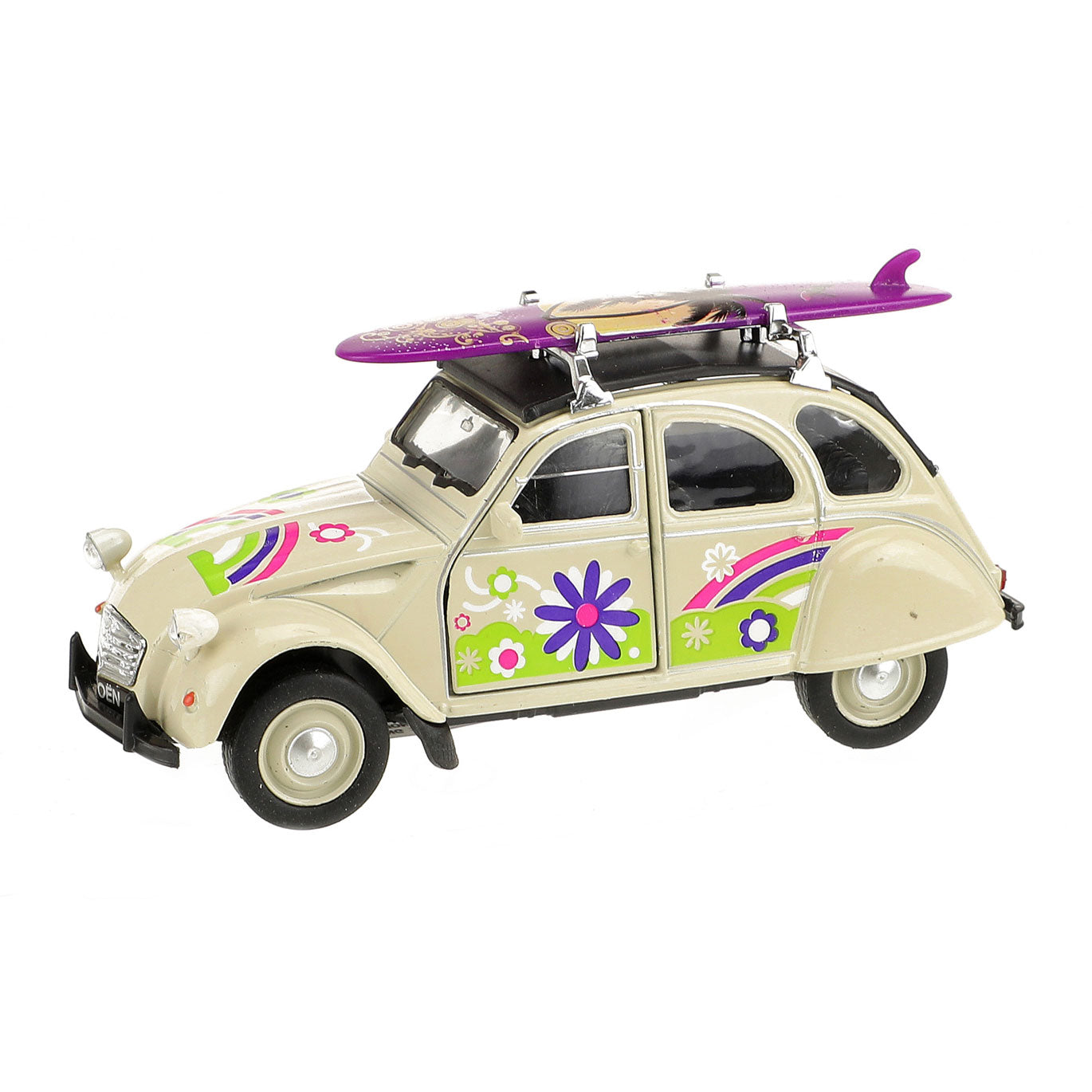 Welly Citroen met Surfplank Modelauto