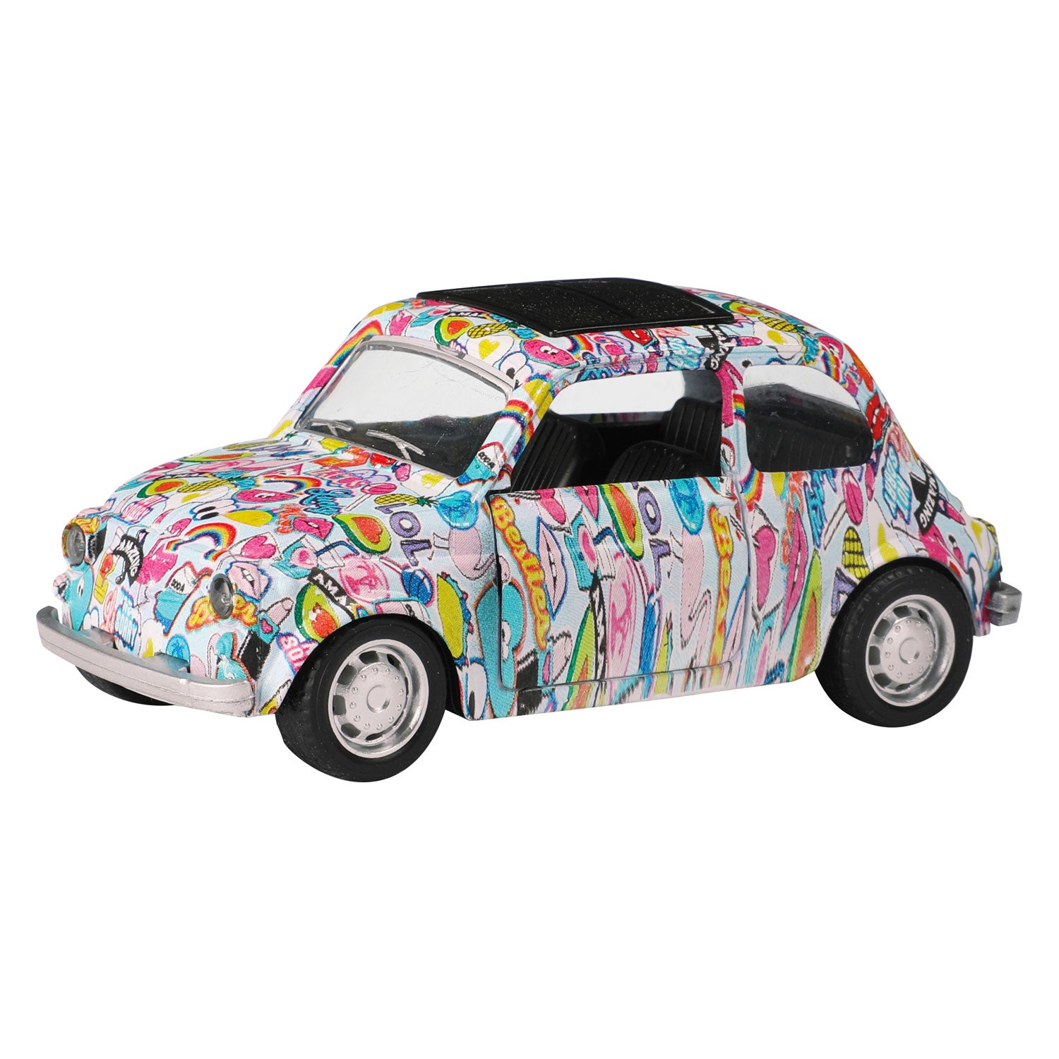 Toi-toys metal pull-back graffiti auto