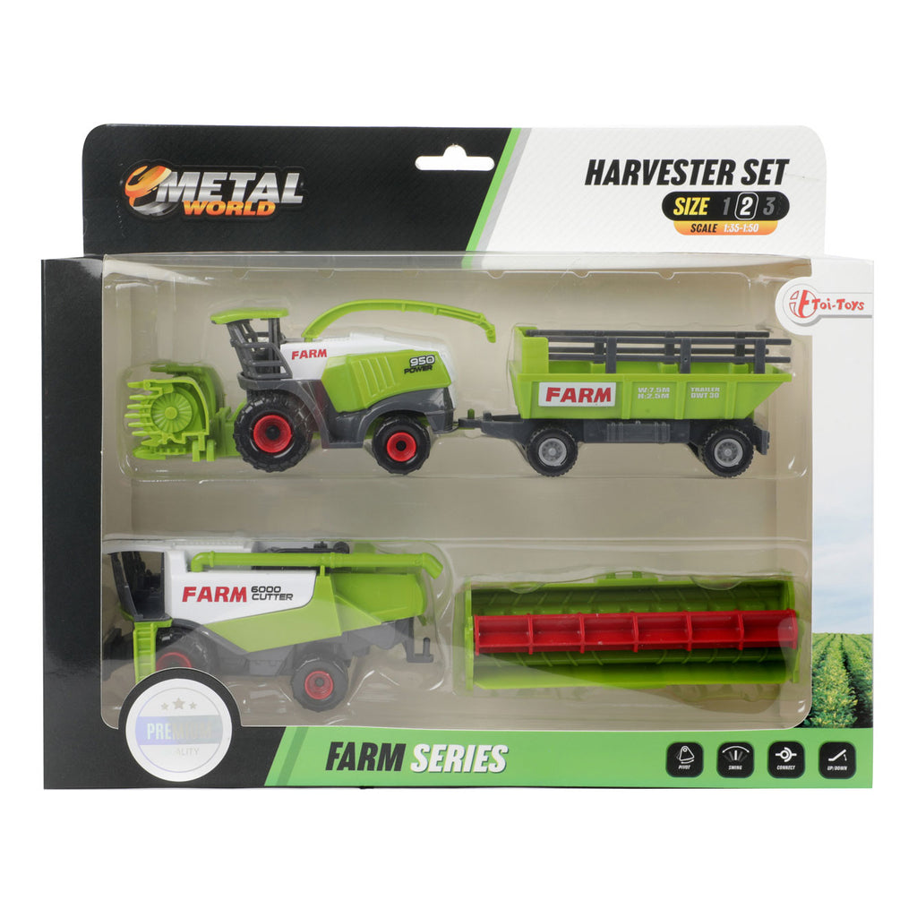Toi-toys toi toys landbouwmachine set