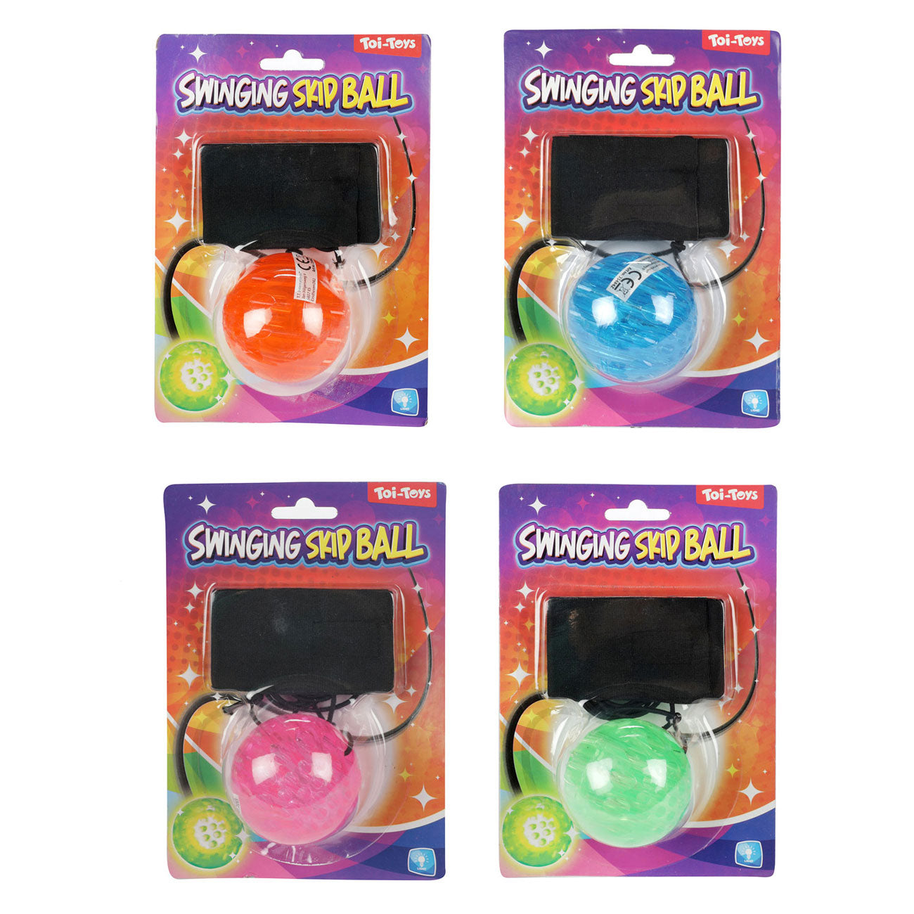 Toi-toys toi toys bungee ball ø5cm met licht
