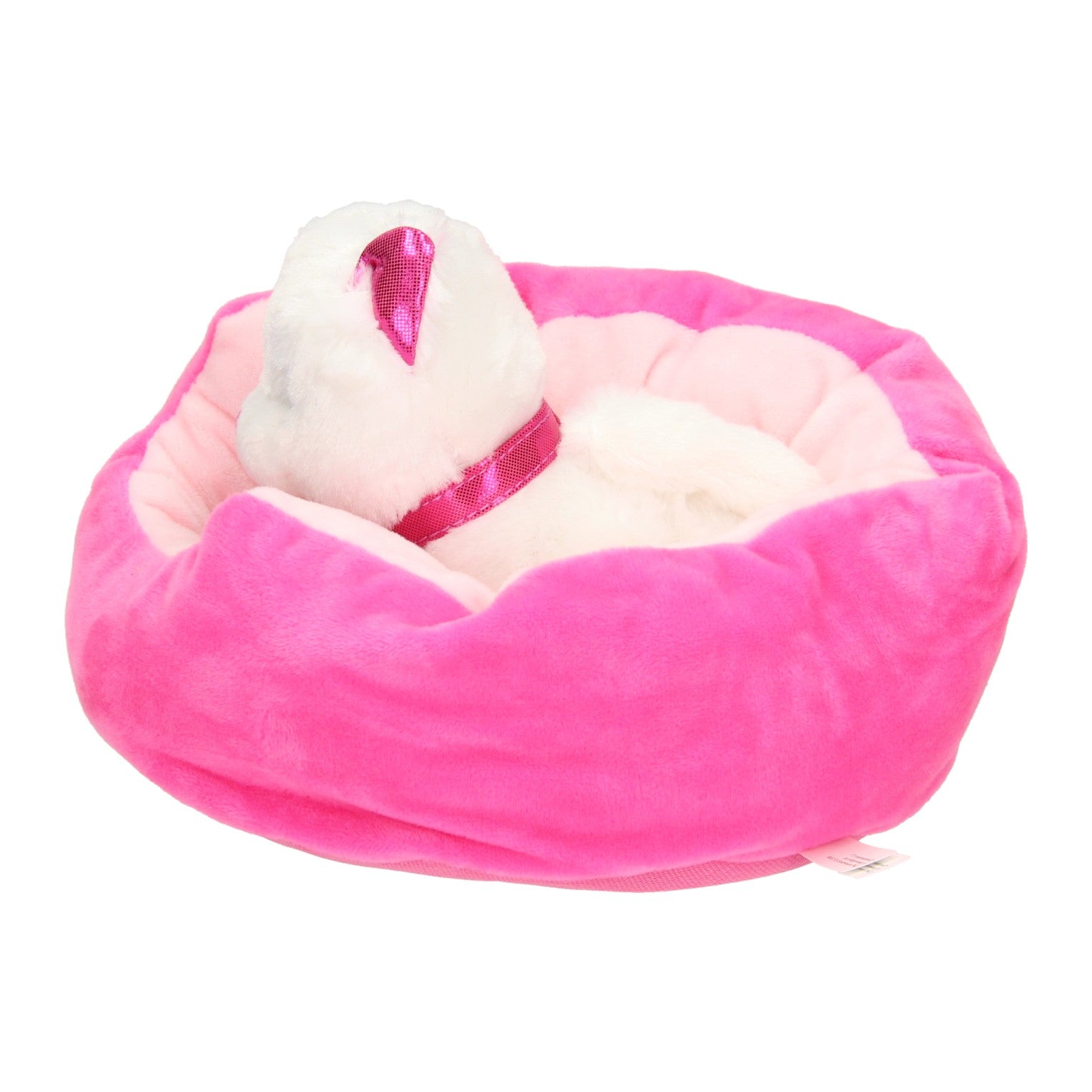 Toi-toys pluchen hond in mand