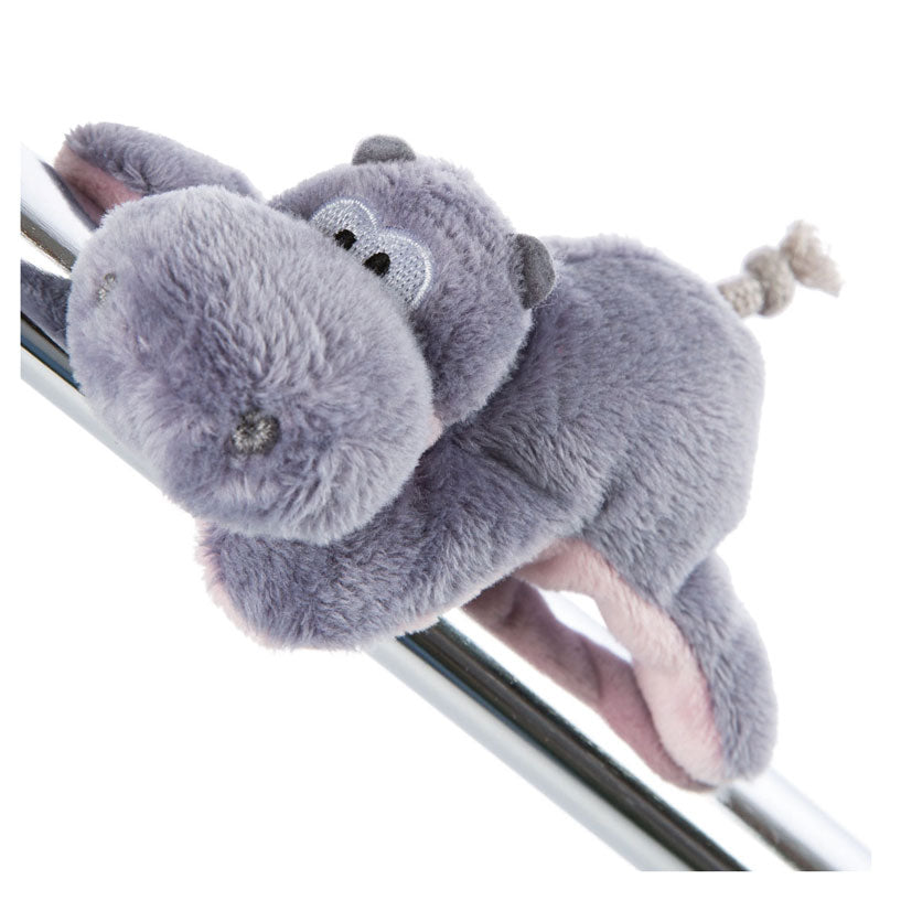 Nici Magnici Pluchen Knuffel Nijlpaard DJ Nilbert met Magneet, 12cm