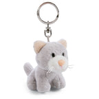 Nici Pluchen Sleutelhanger Kat Happy Birthday in Geschenkdoos, 6cm