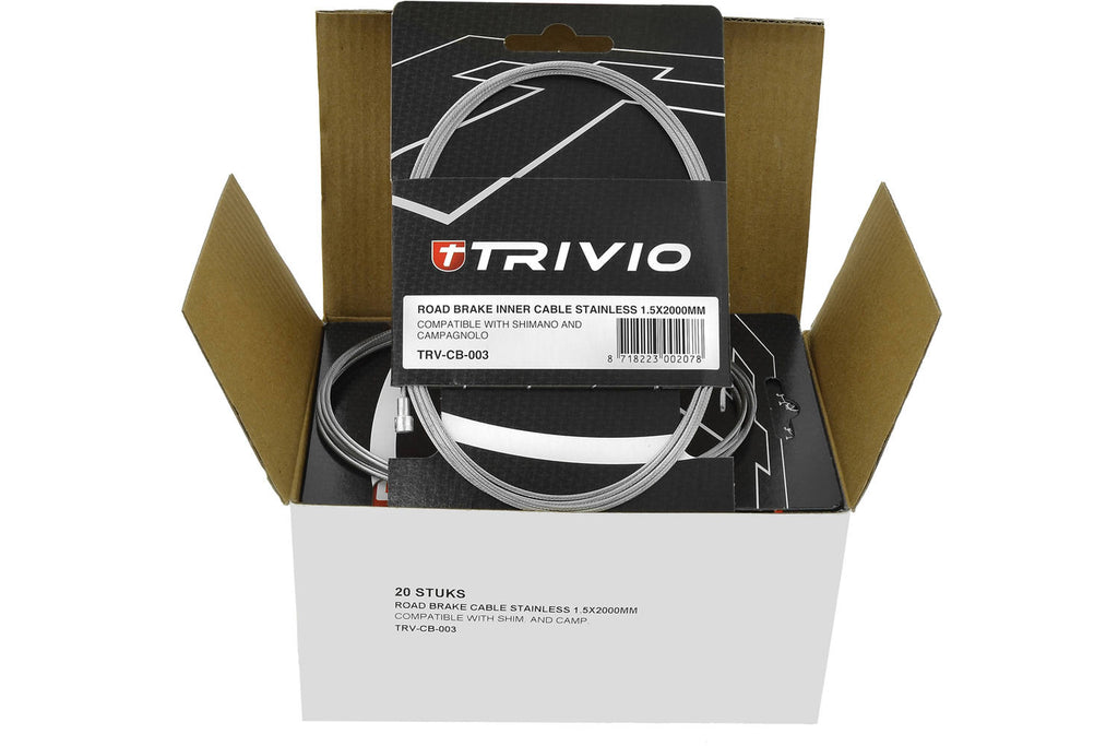 Trivio - race rem binnenkabel rvs 1.5x2000mm - 20 st.