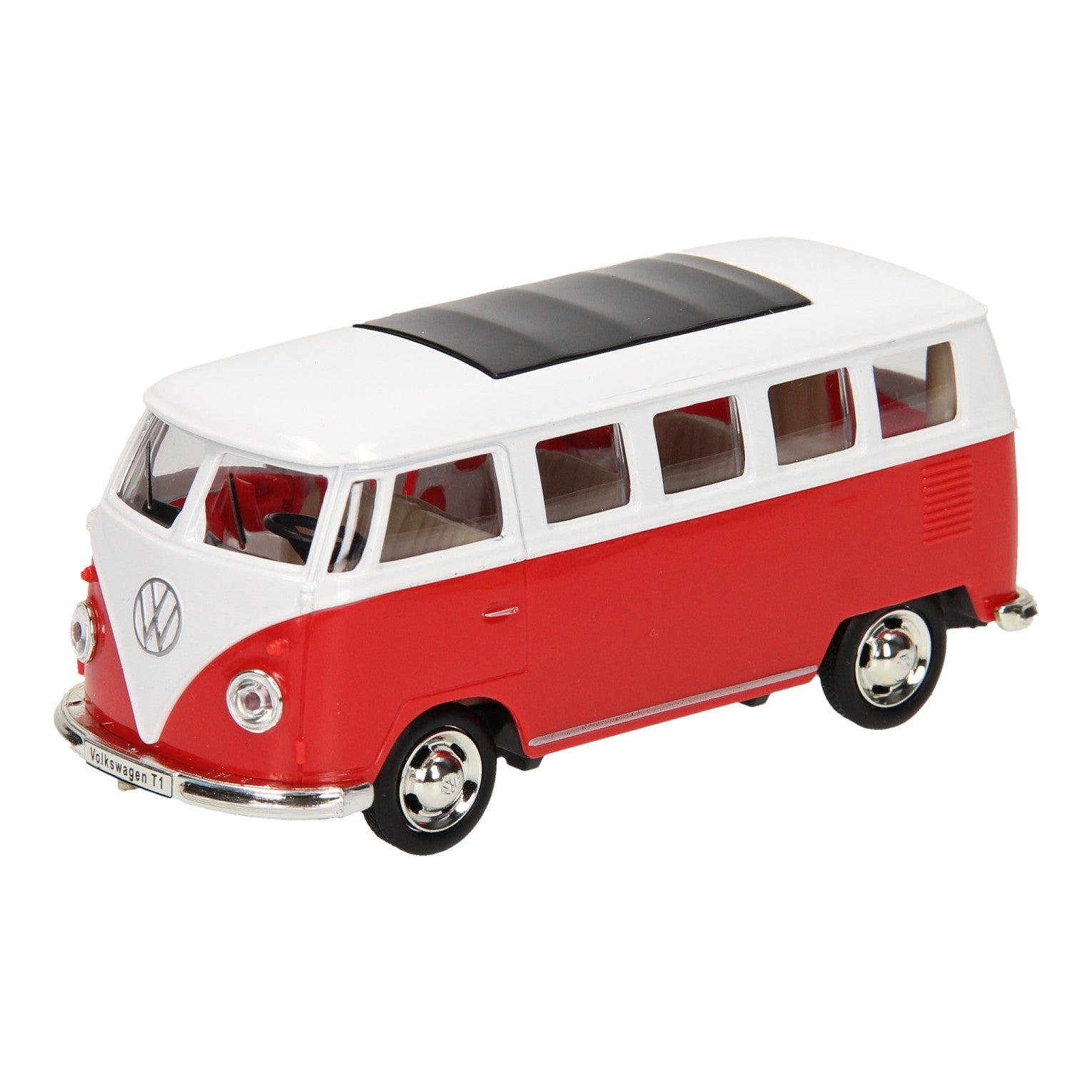 Johntoy Die-cast Pull Back Volkswagen Bus T1, 1:38