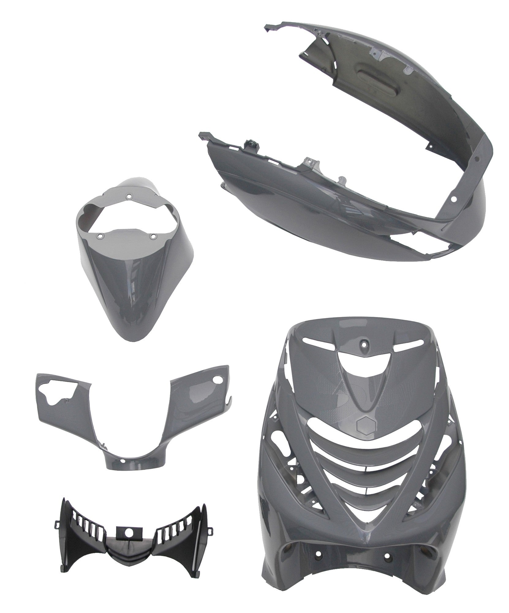 Kappenset 5-delig Nardo Grey | Piaggio Zip SP