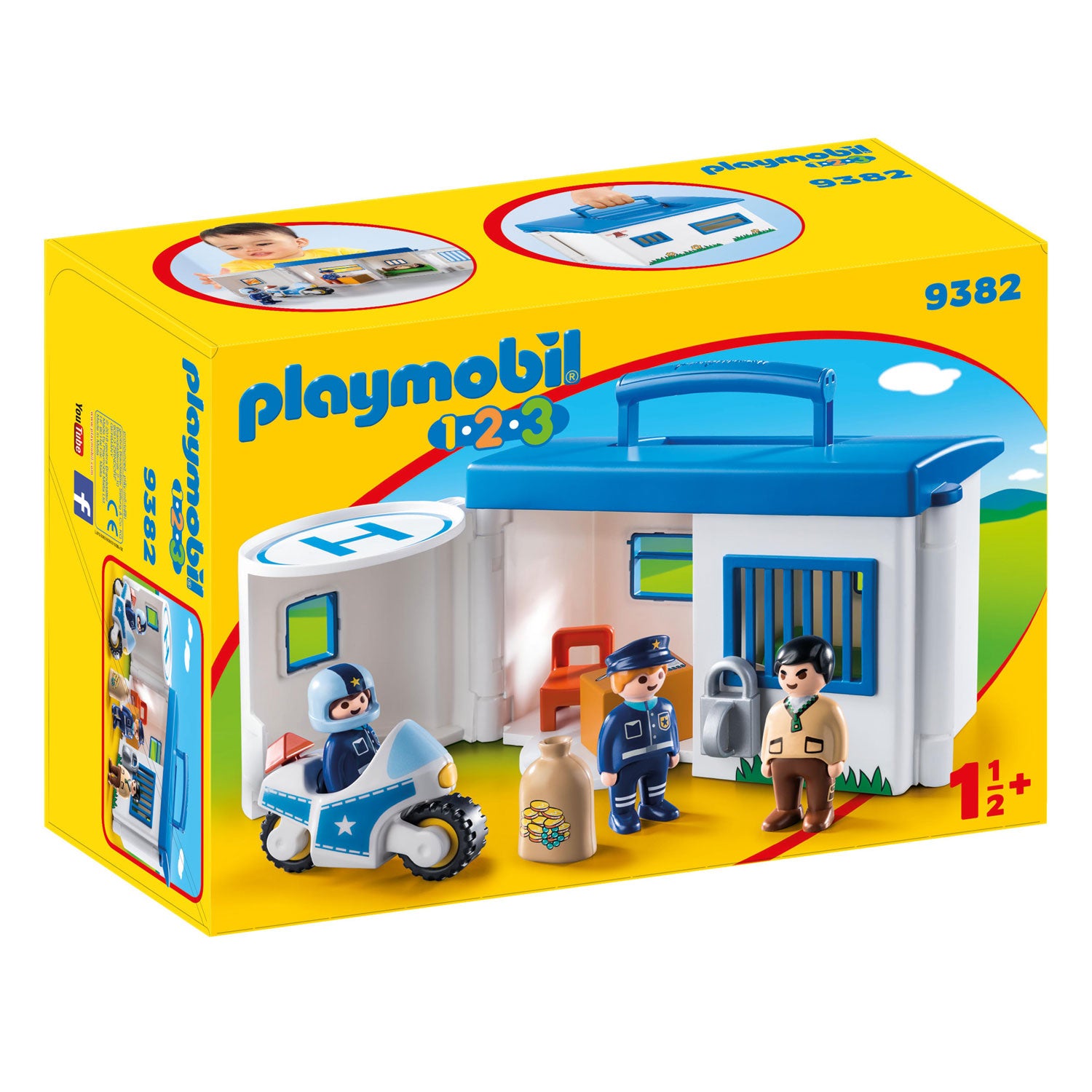 Playmobil 1.2.3. Meeneempolitiestation 9382