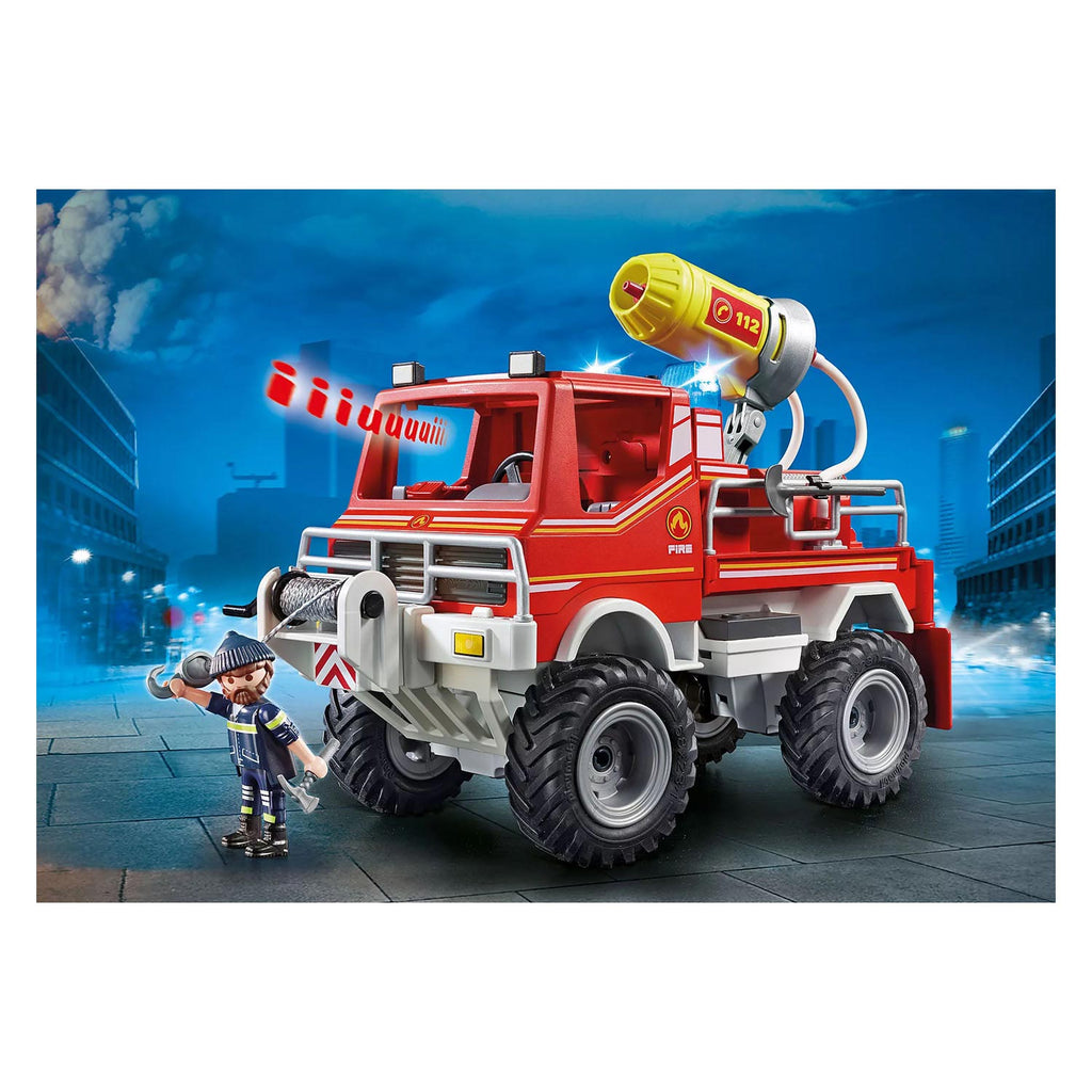 Playmobil City Action Brandweer Terreinwagen met Waterkanon 9466