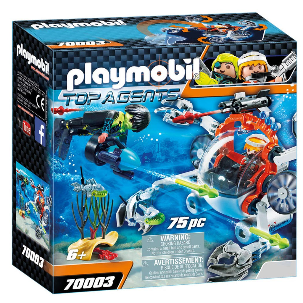 Playmobil 70003 Spy Team Bemande Onderwaterrobot