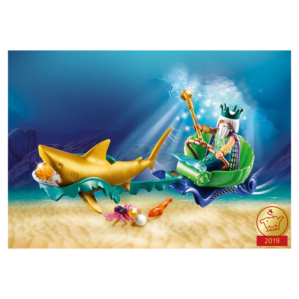 Playmobil 70097 Koning der Zeeën met Haaienkoets