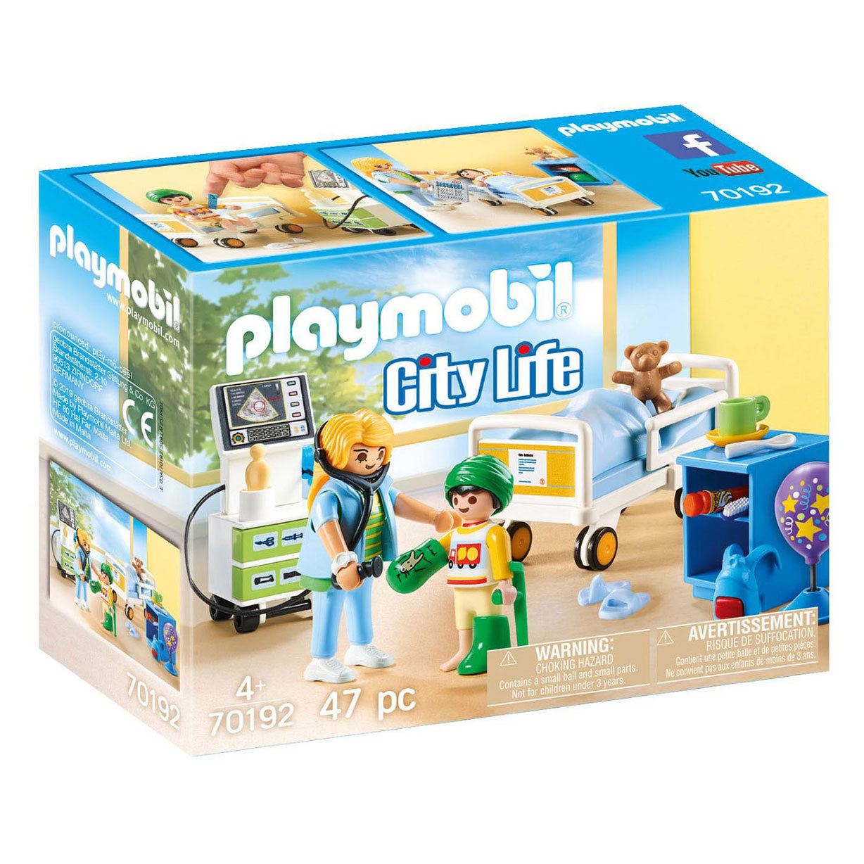 Playmobil City Life Kinderziekenhuiskamer 70192