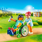 Playmobil City Life Patient in Rolstoel 70193