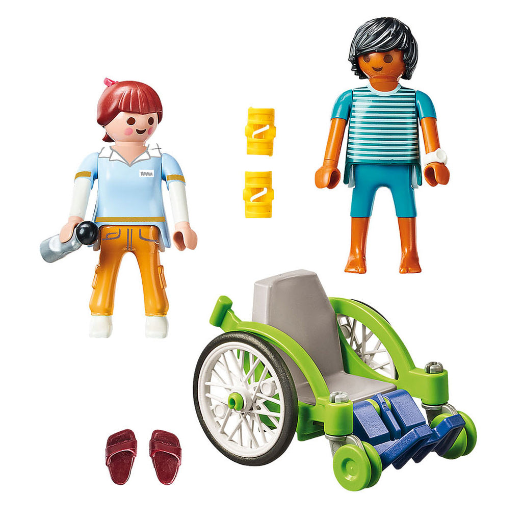Playmobil City Life Patient in Rolstoel 70193