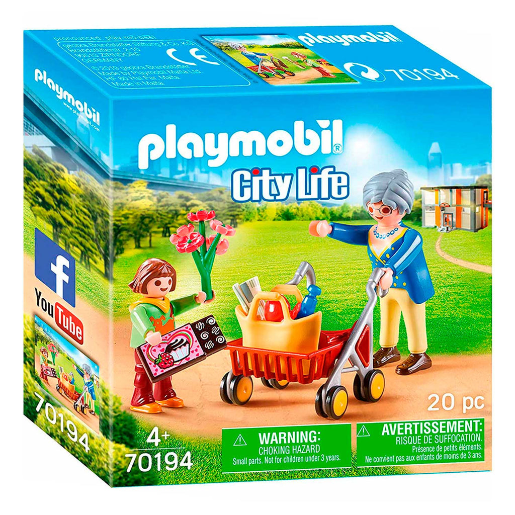Playmobil – 70194 city life oma met rollator
