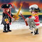 Playmobil Pirates Piratenkapitein en Roodroksoldaat 70273